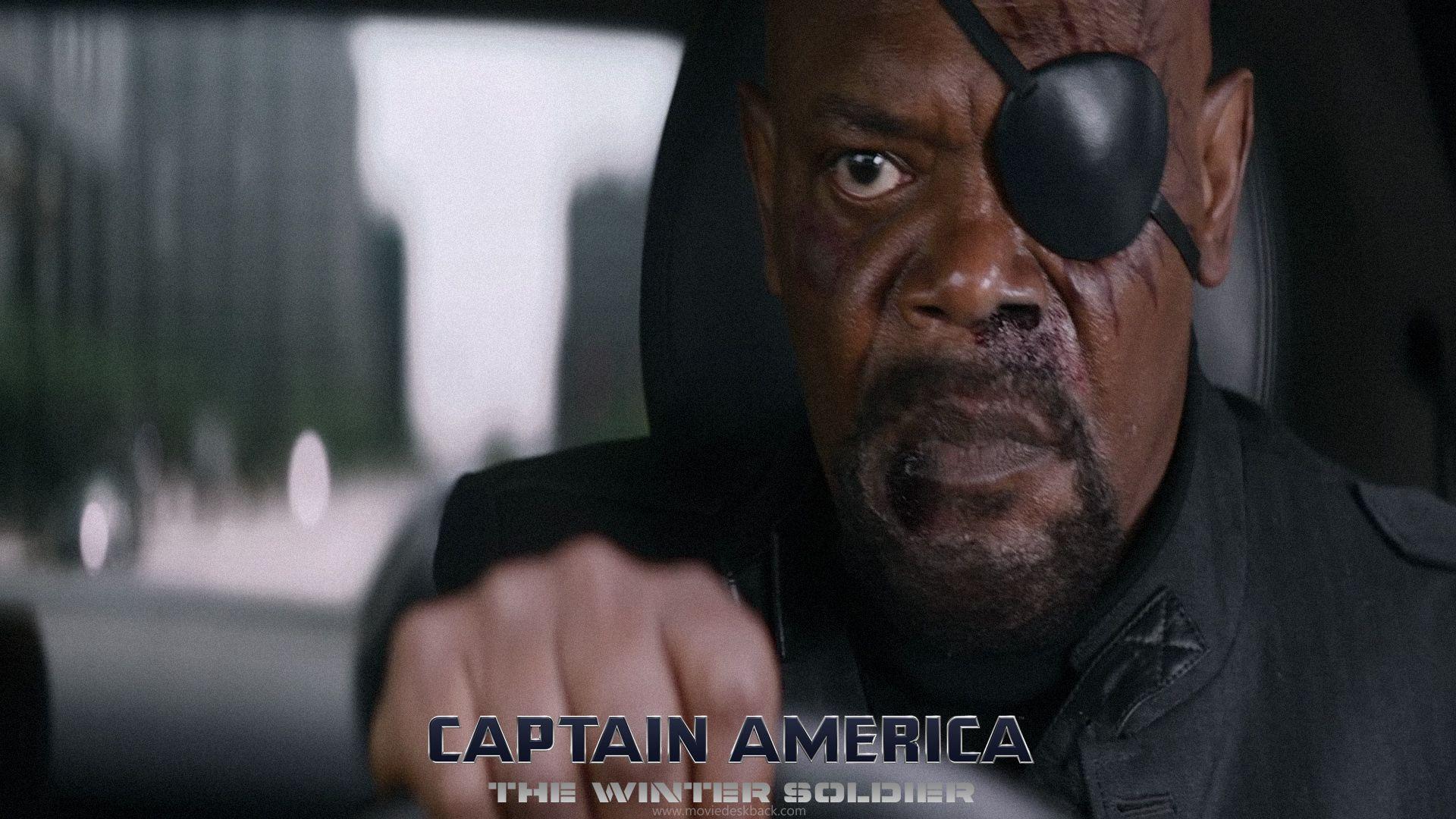 Nick Fury Captain America Winter Soldier Wallpaper For Mobile