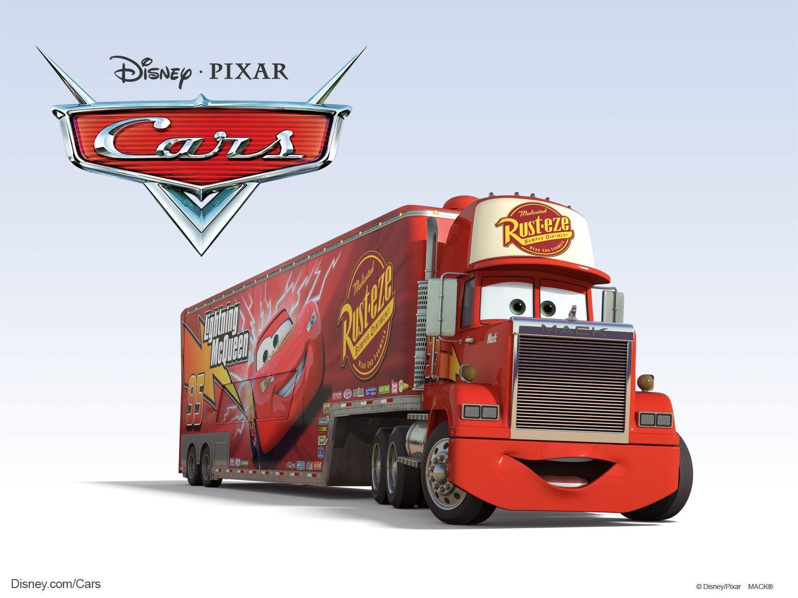 Mack The Truck From Disney Pixar Movie Cars Desktop Wallpaper