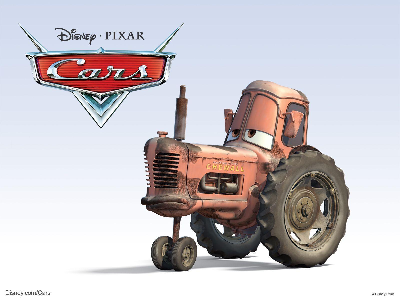 A Tractor From Disney Pixar Movie Cars Desktop Wallpaper