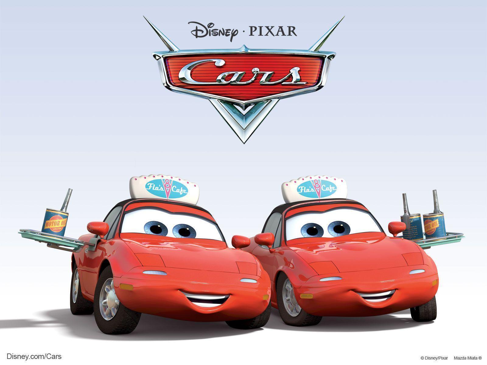 Mia And Tia From Disney Pixar Cars Movie Desktop Wallpaper