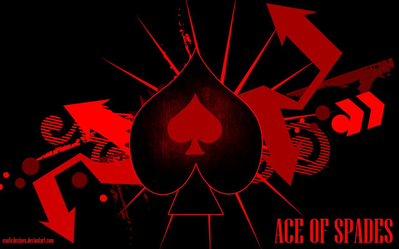 ace of spades cards 4k hd background