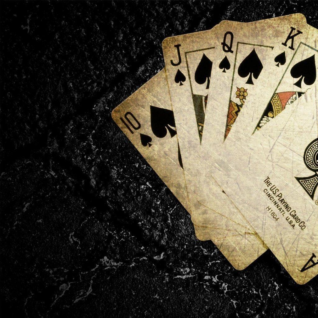 ace of spades cards 4k hd background