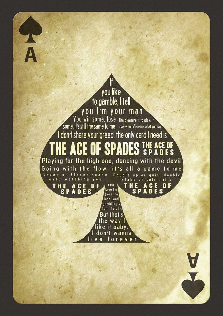 Ace Of Spades. Ink addict