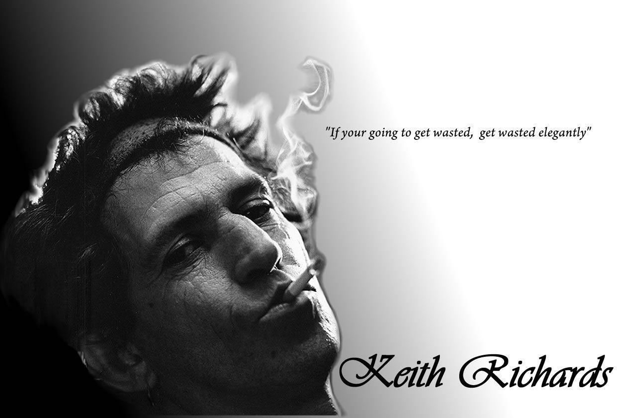 Elegantly Wasted Keith Richards. <-Sagittarian