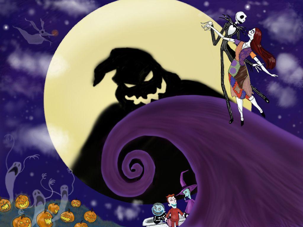 Pastel jack and Sally  Nightmare before christmas wallpaper Nightmare  before christmas Christmas wallpaper backgrounds