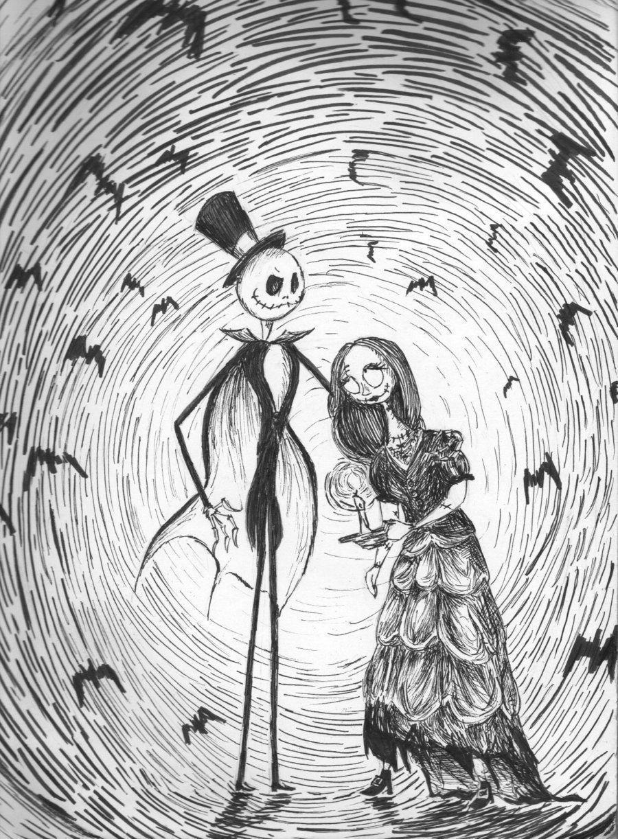jack and sally wallpaper