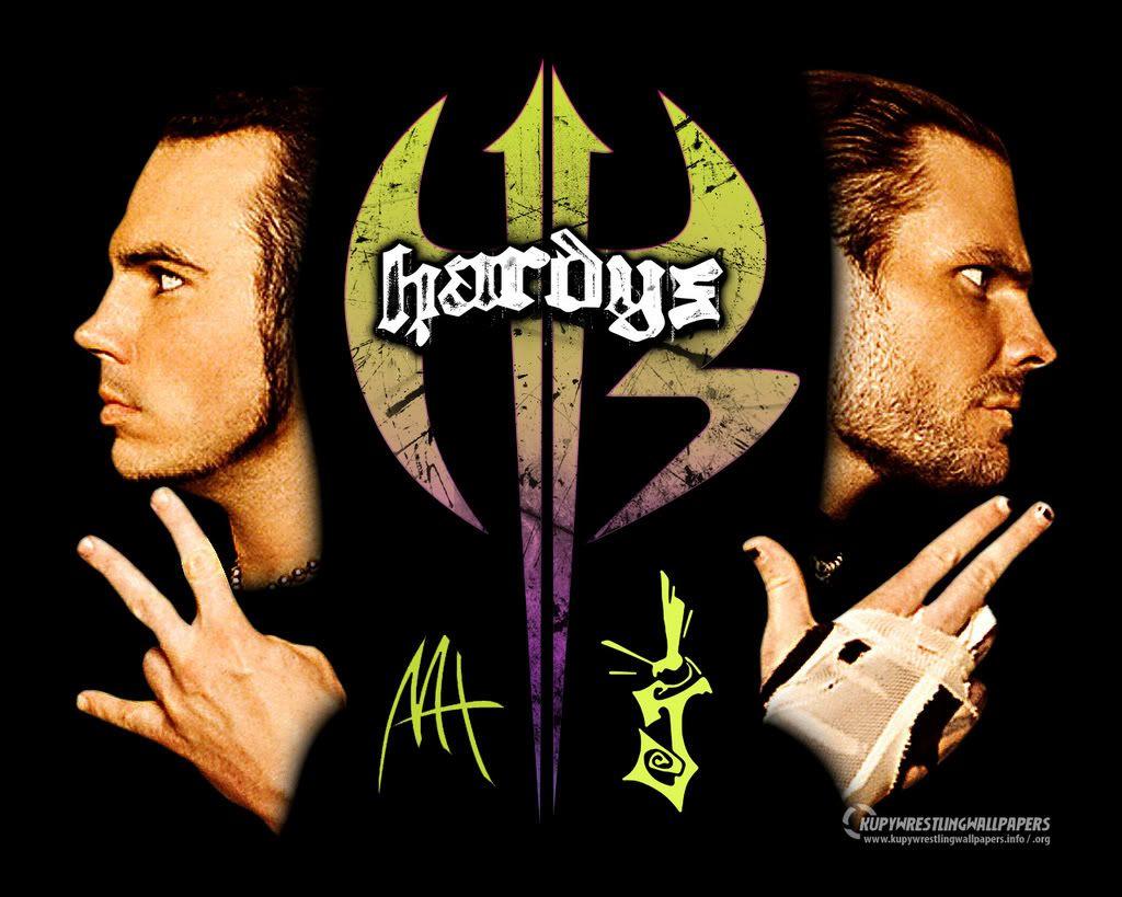 Hardy Boyz- Jeff Hardy and Matt Hardy WWE superstars WWE