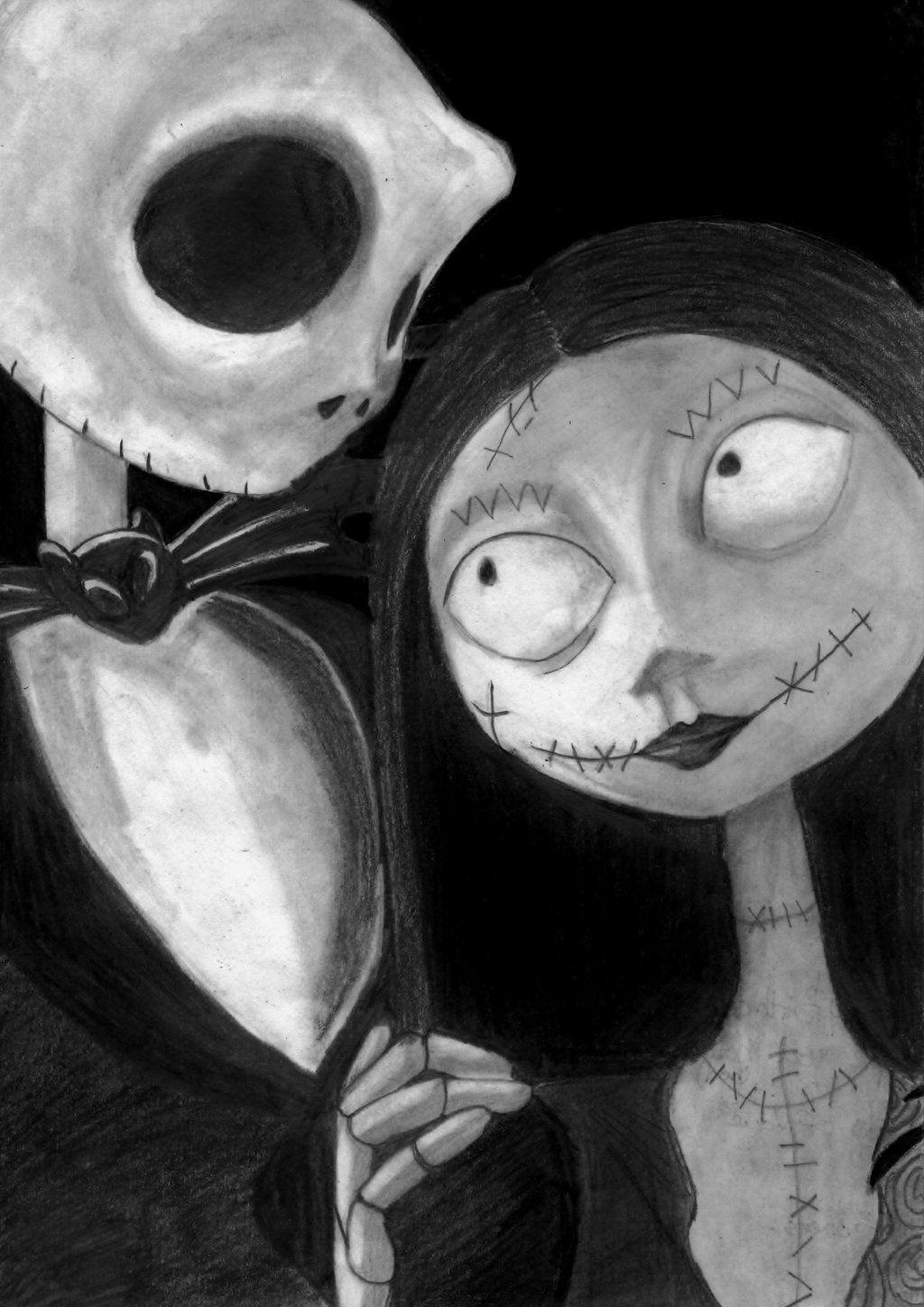 Jack Skellington and Sally Wallpaper