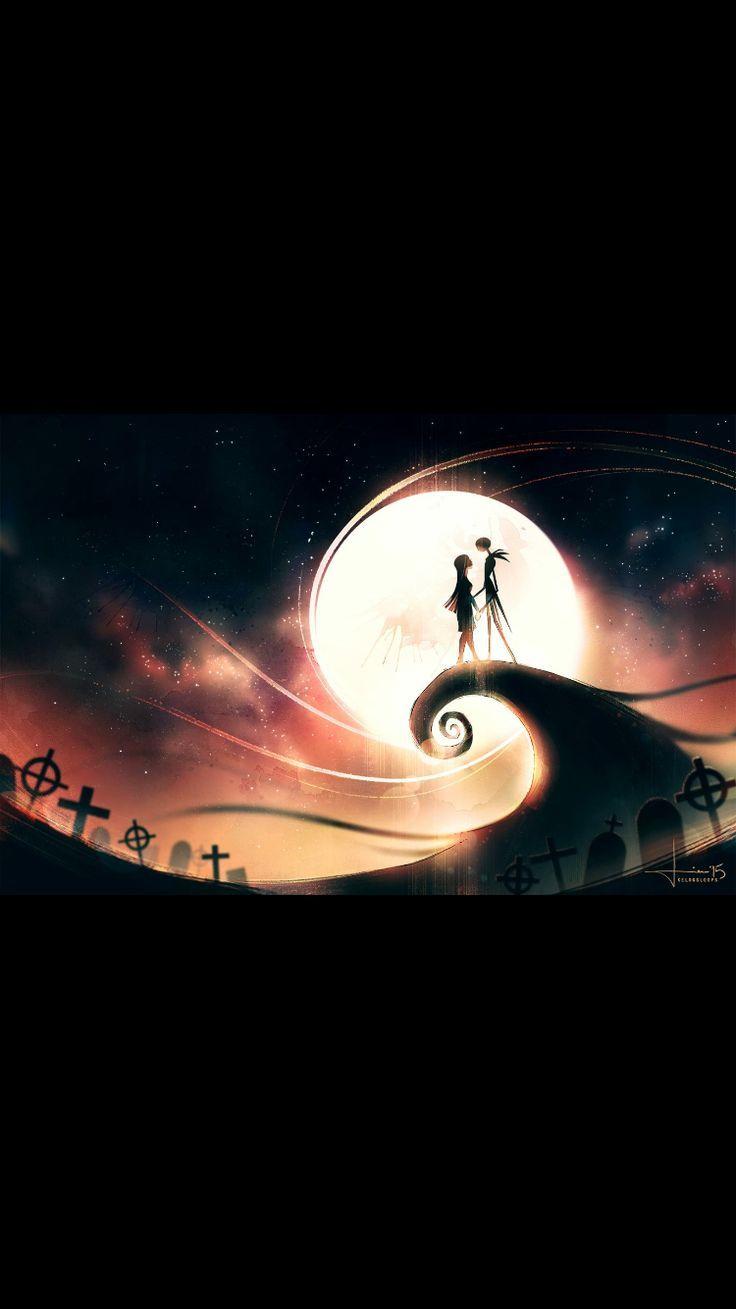 the nightmare before christmas jack and sally wallpaper