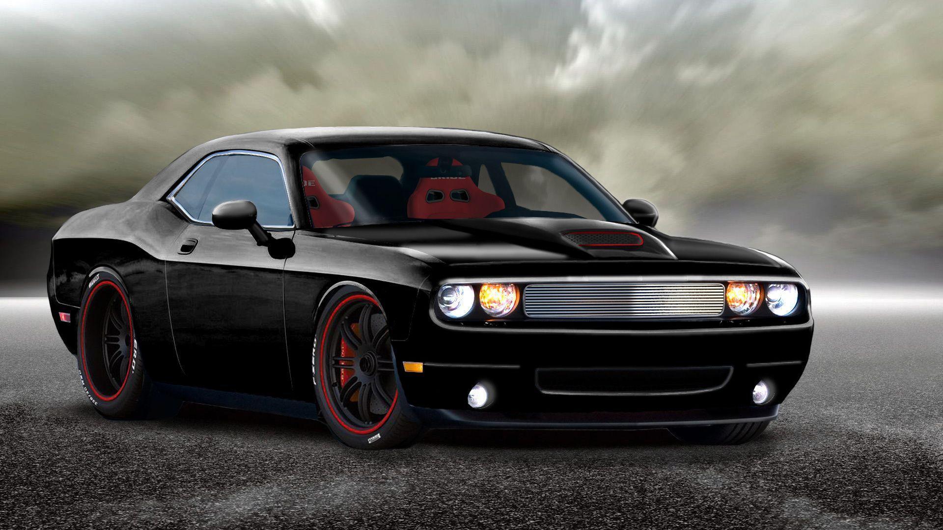 Dodge Challenger Tuned Tuner Tuning Custom Cg Digital Art 3D