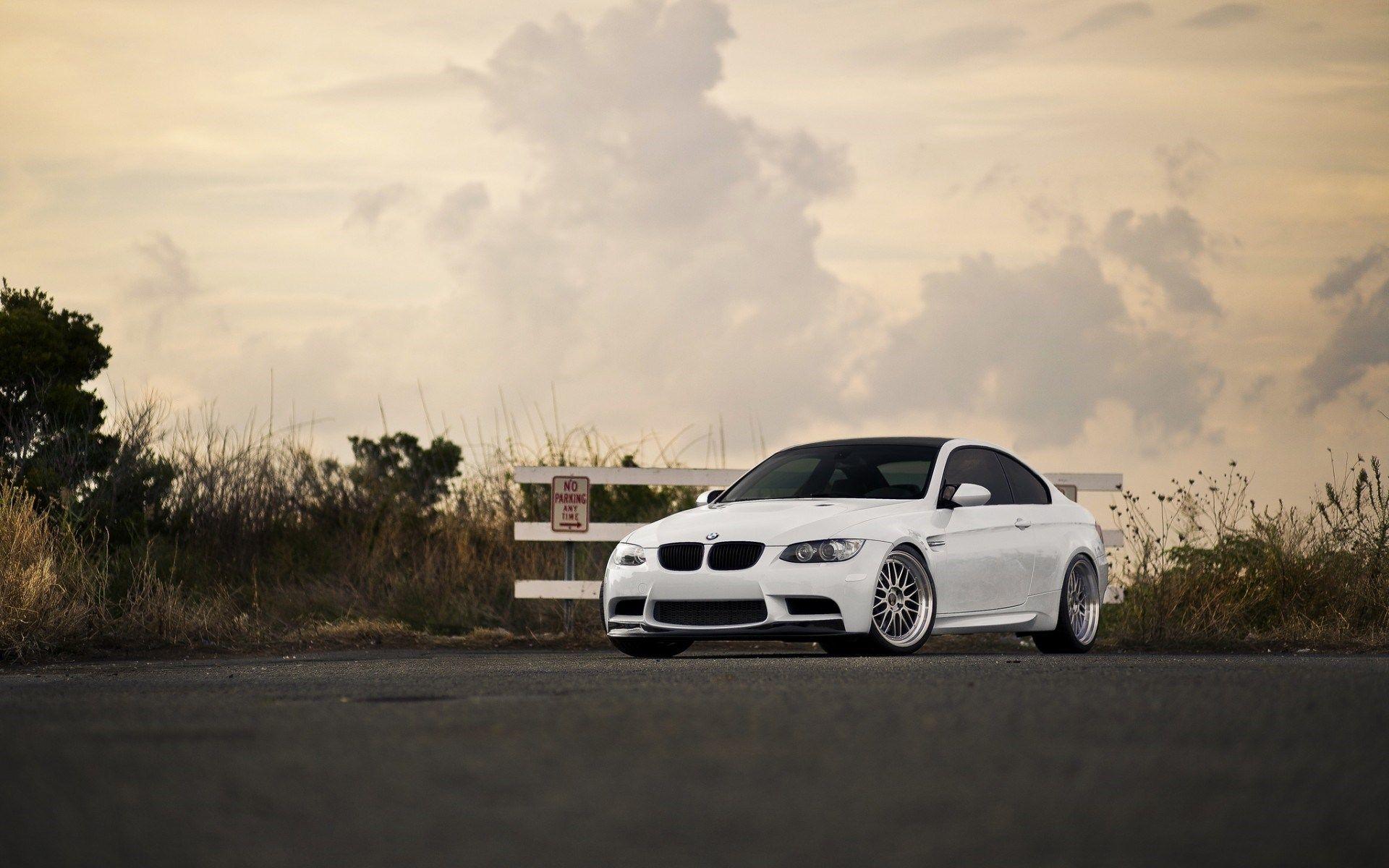 BMW M3 E92 White Car wallpaperx1200