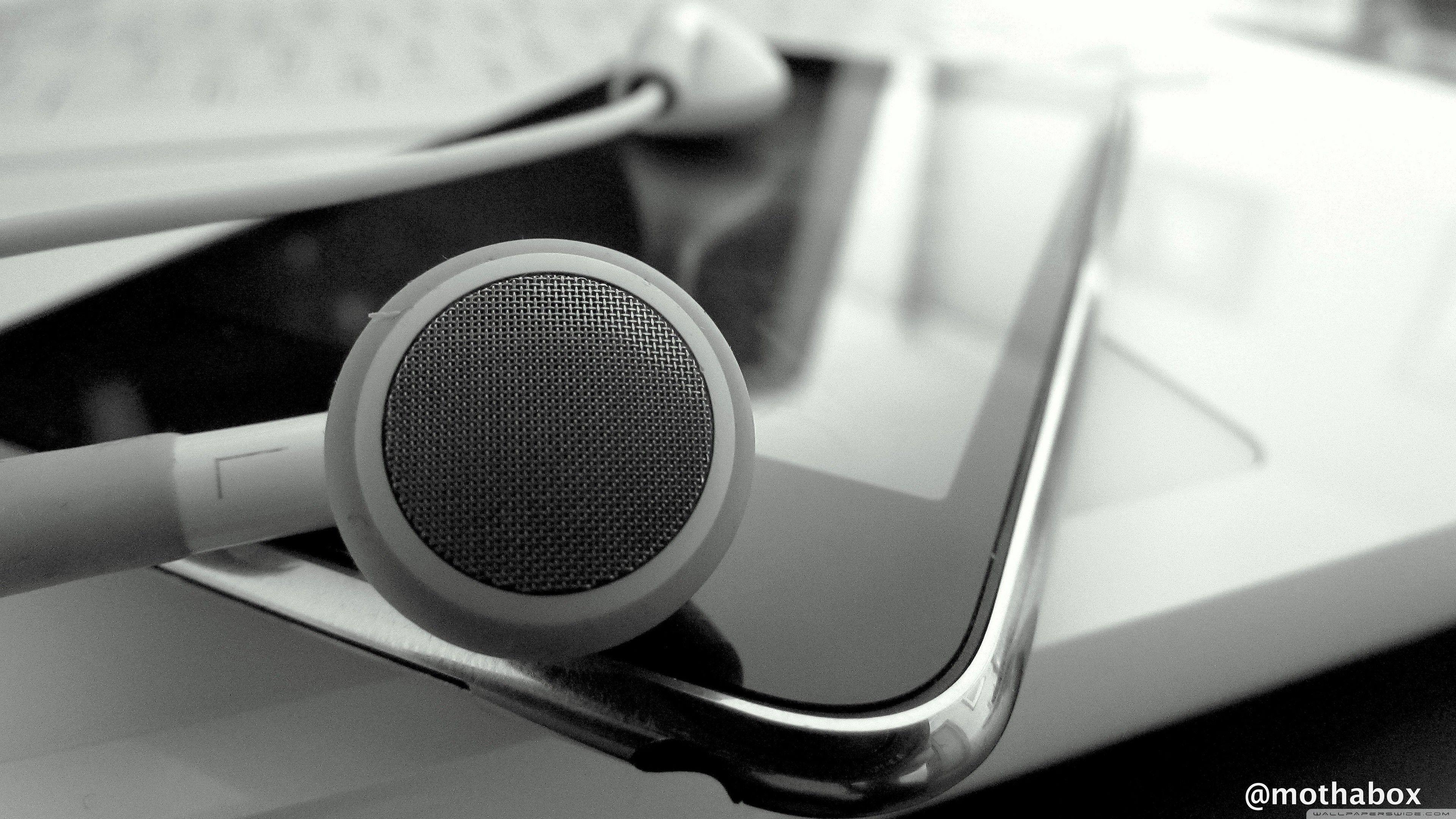 Abstract rules ipod earphones apples wallpaperx2160