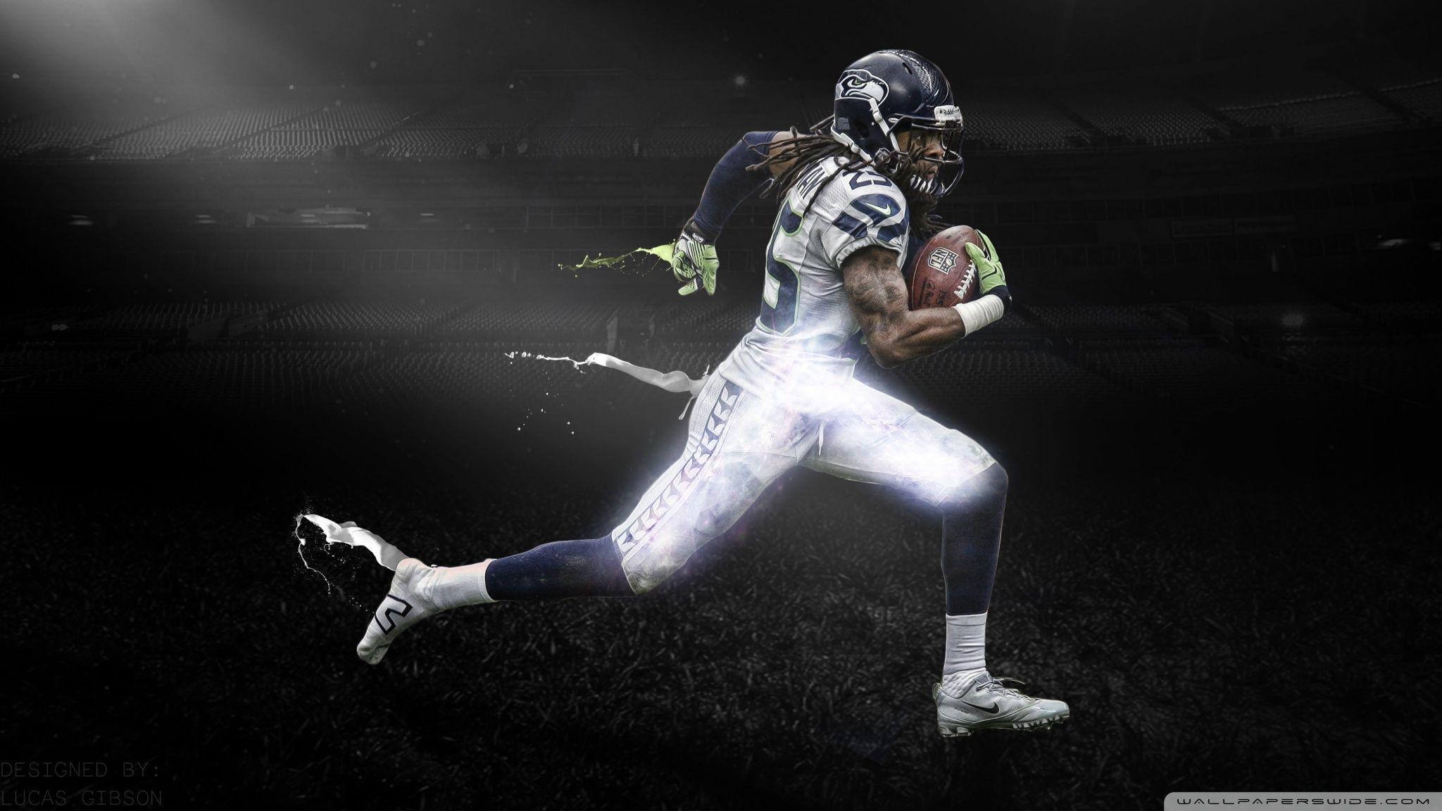 Richard Sherman Dark Stadium HD desktop wallpaper, Widescreen