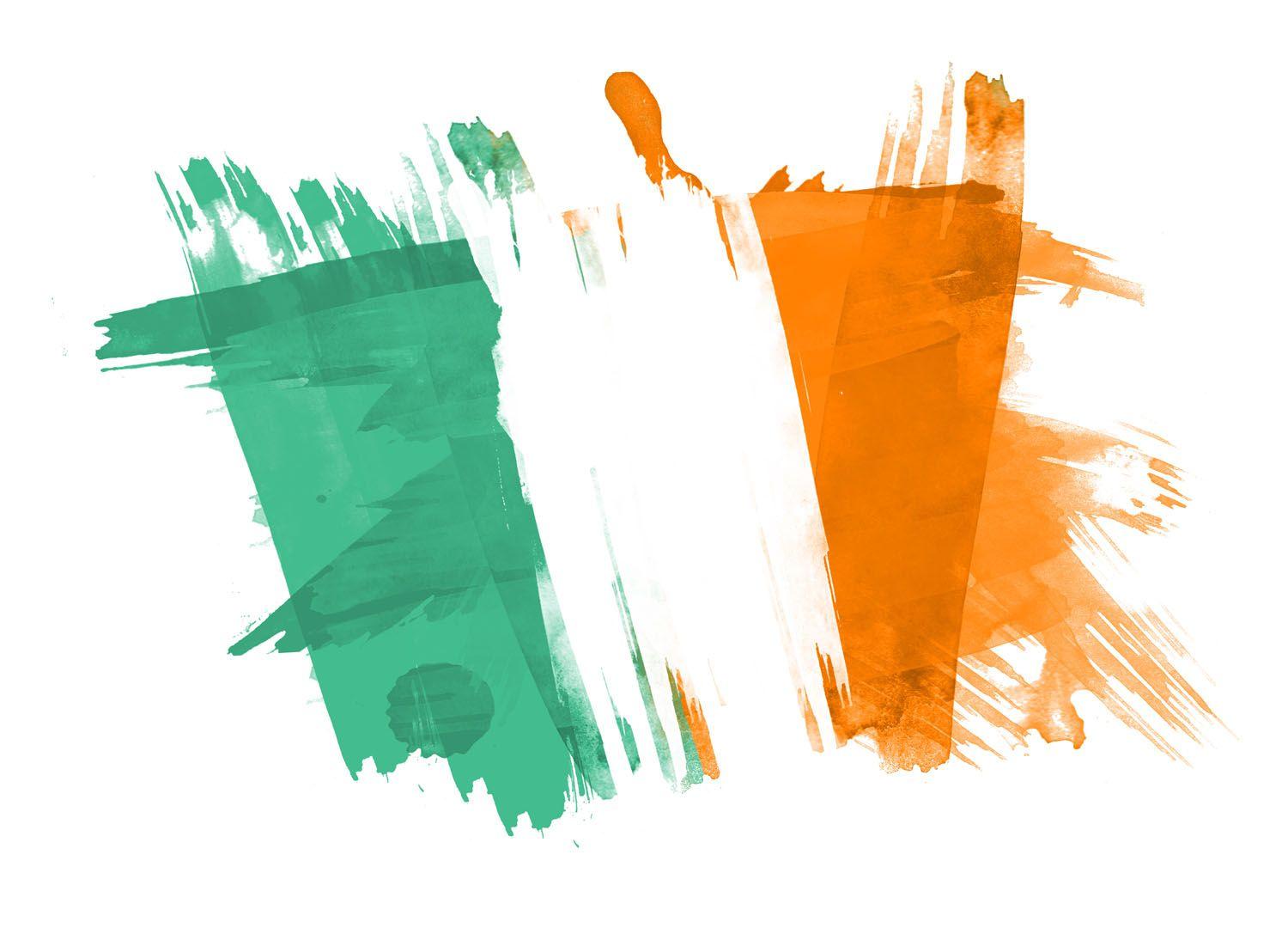 Computer Wallpaper, Desktop Background Irish Flag, 155.94 KB