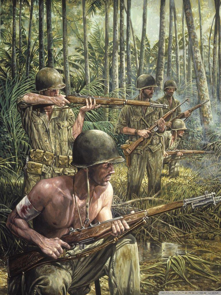 Vietnam War Painting HD desktop wallpaper, Widescreen, High