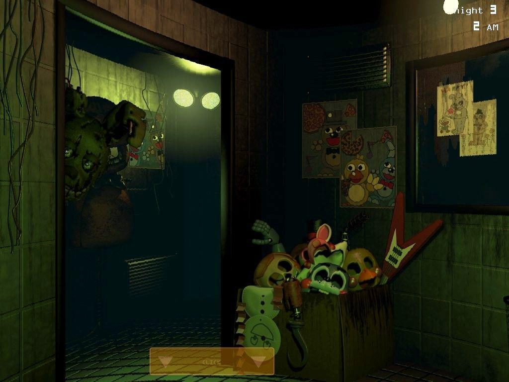 Springtrap is ready. and waiting (SFM Wallpaper)