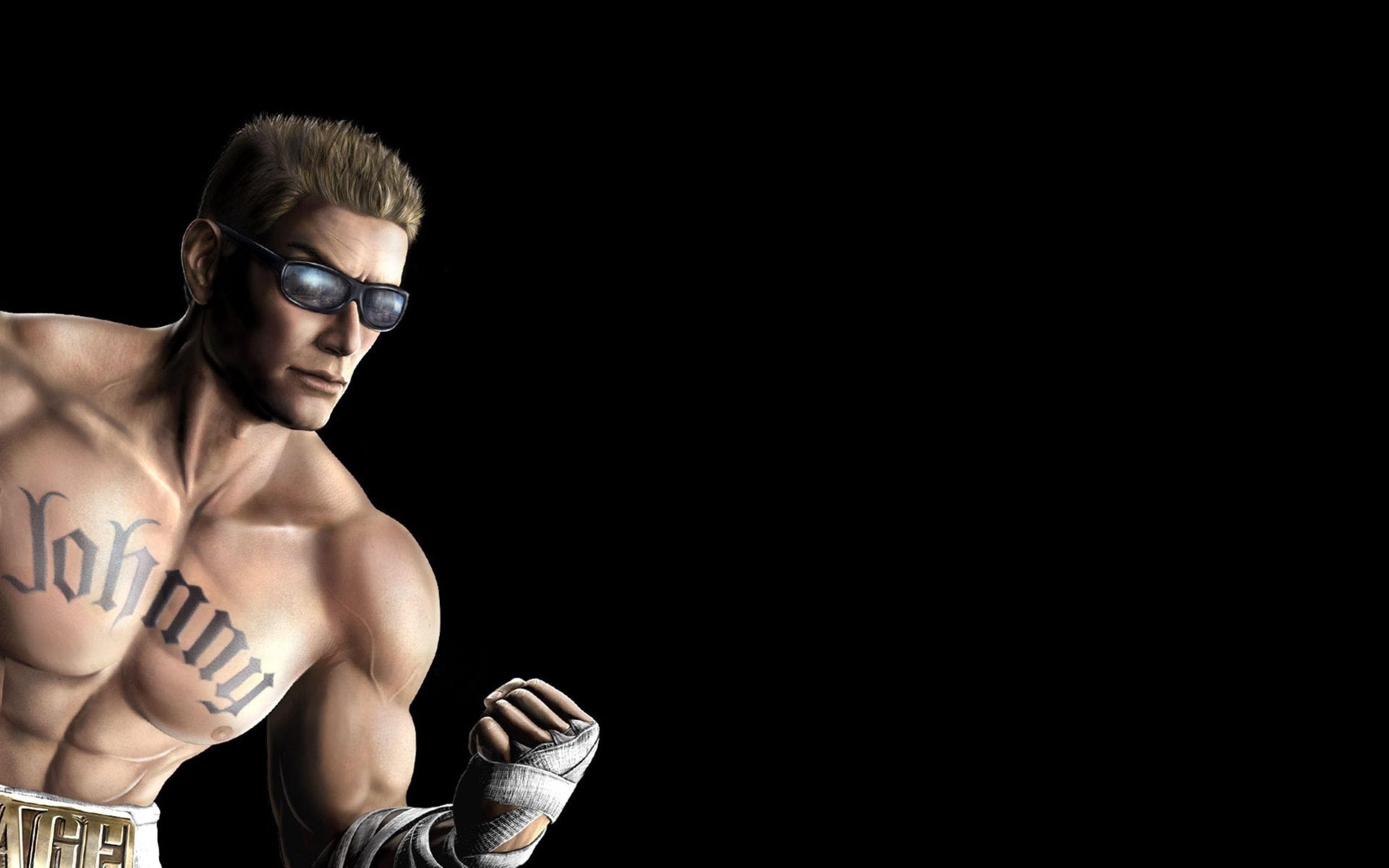 Download Wallpaper 3840x2400 Johnny cage, Mortal kombat, Earthly
