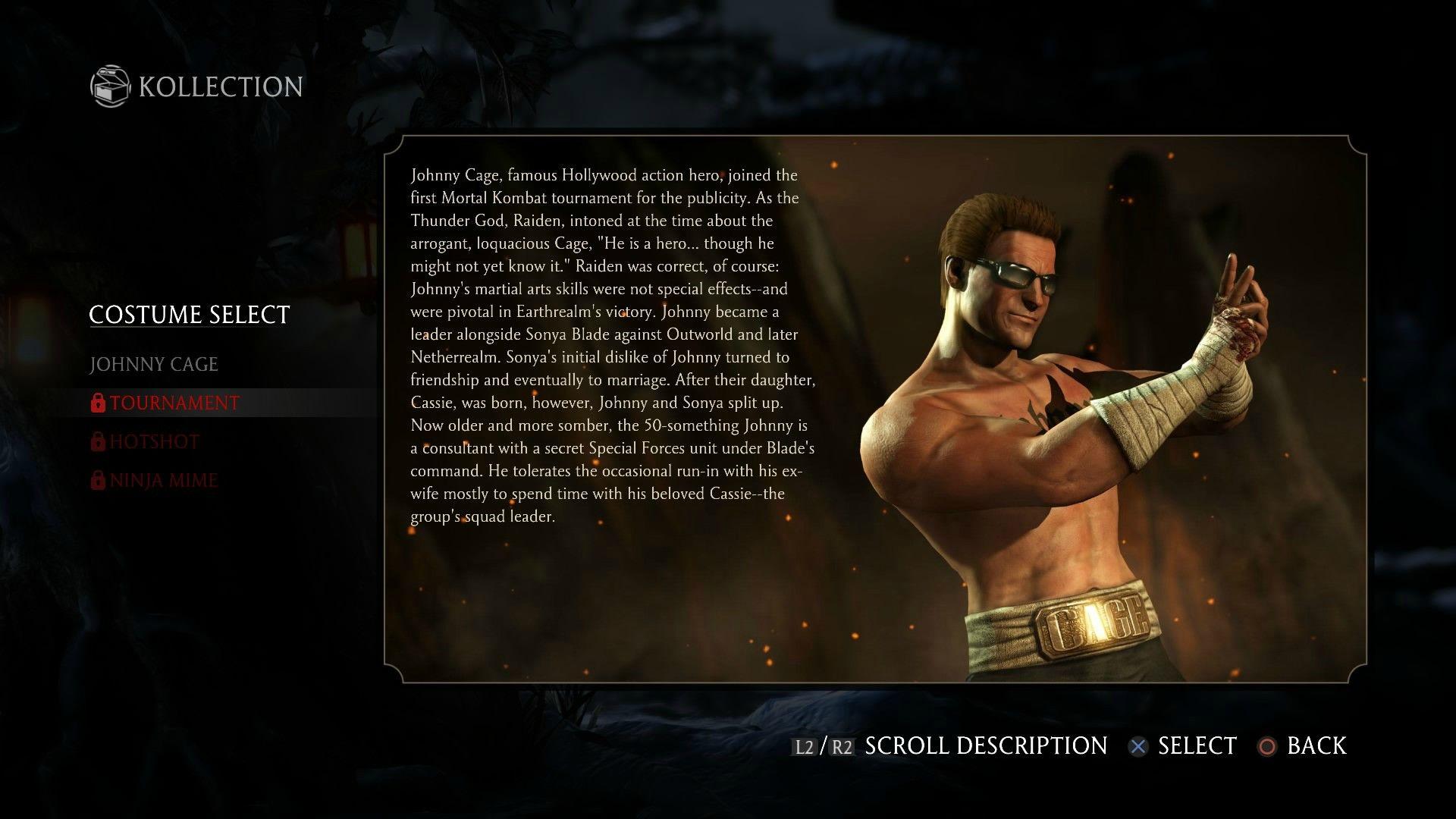 MKX leaked alt costumes + bios Kombat X