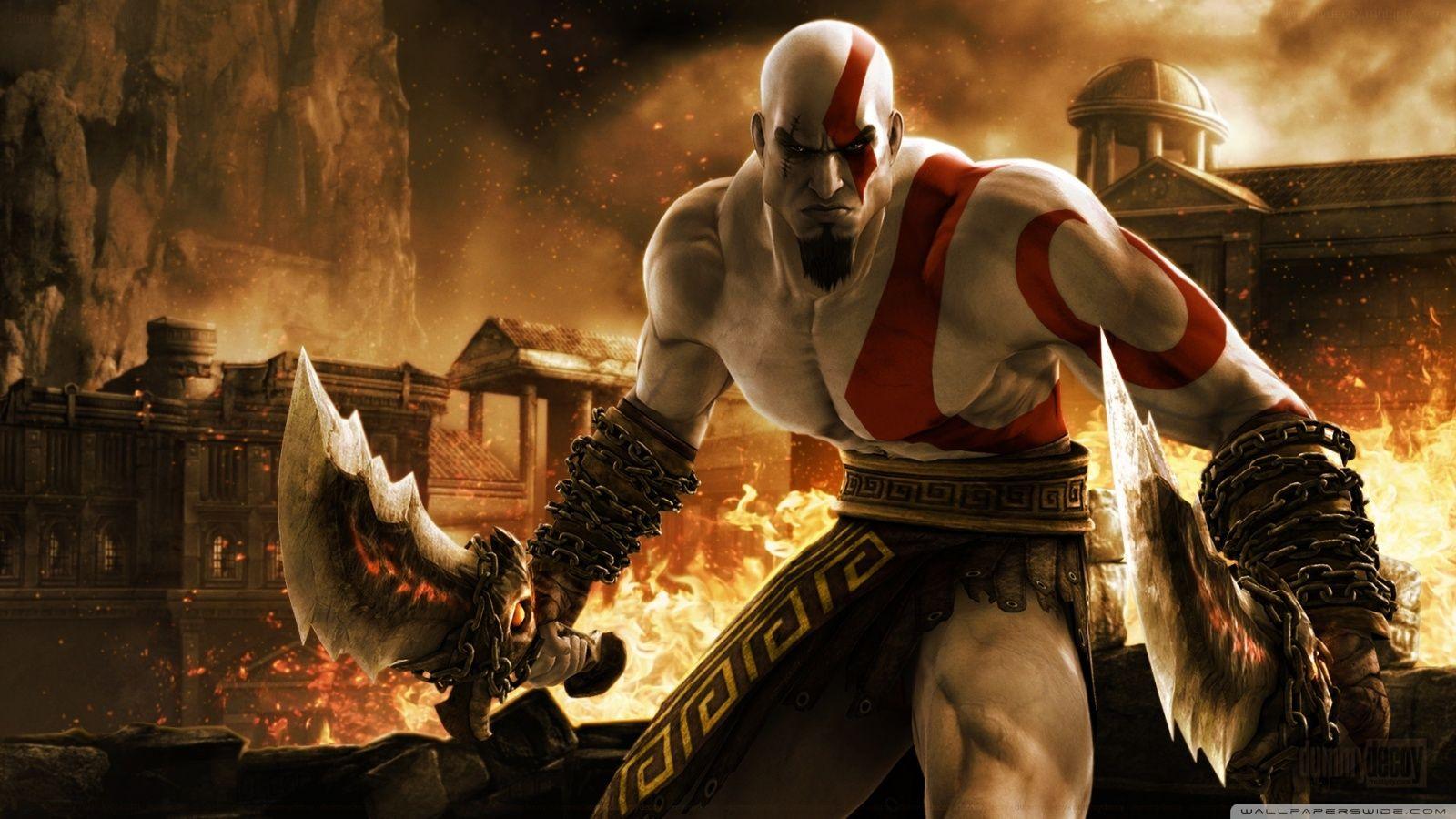 Kratos in God of War ❤ 4K HD Desktop Wallpaper for 4K Ultra HD TV