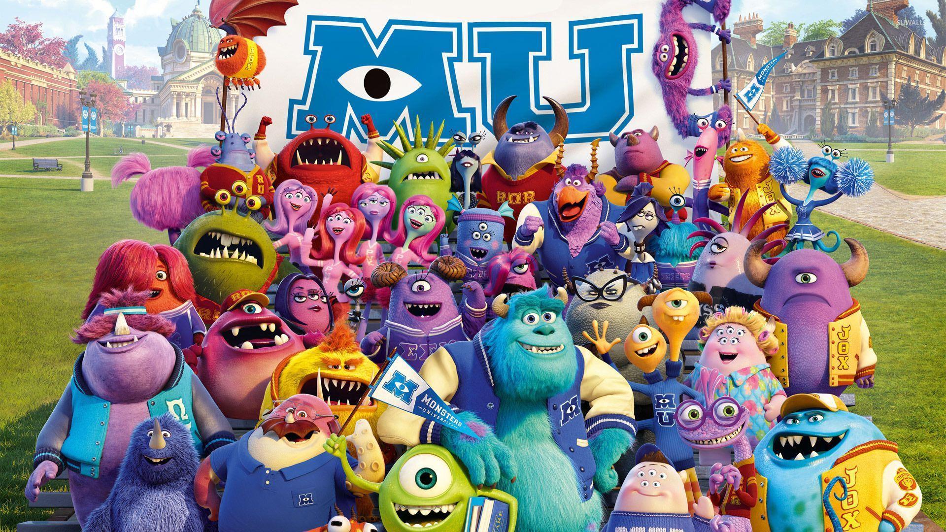 Sulley and Mike Wazowski University [2] wallpaper