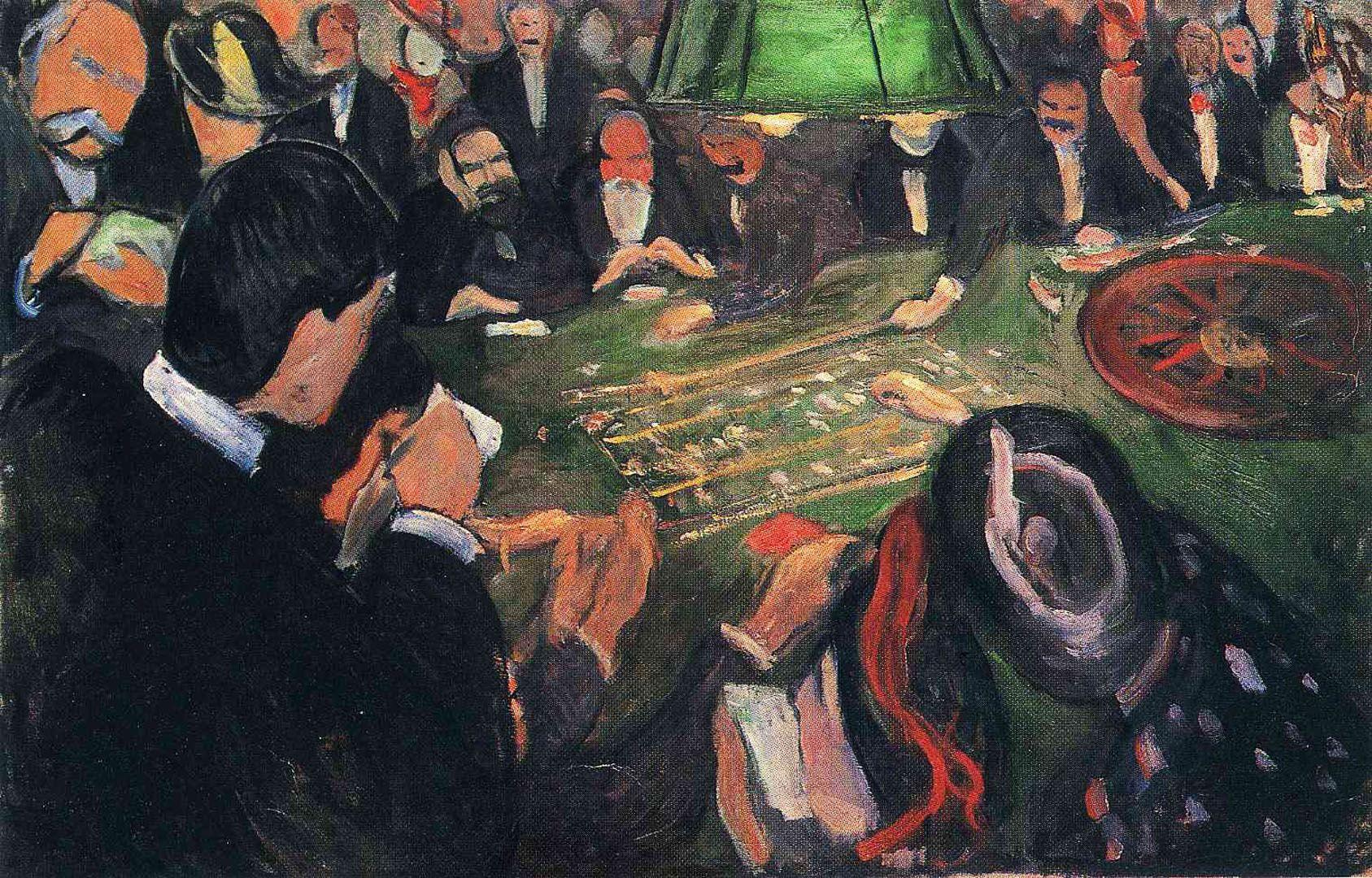 Gambling Table Munch Wallpaper Image