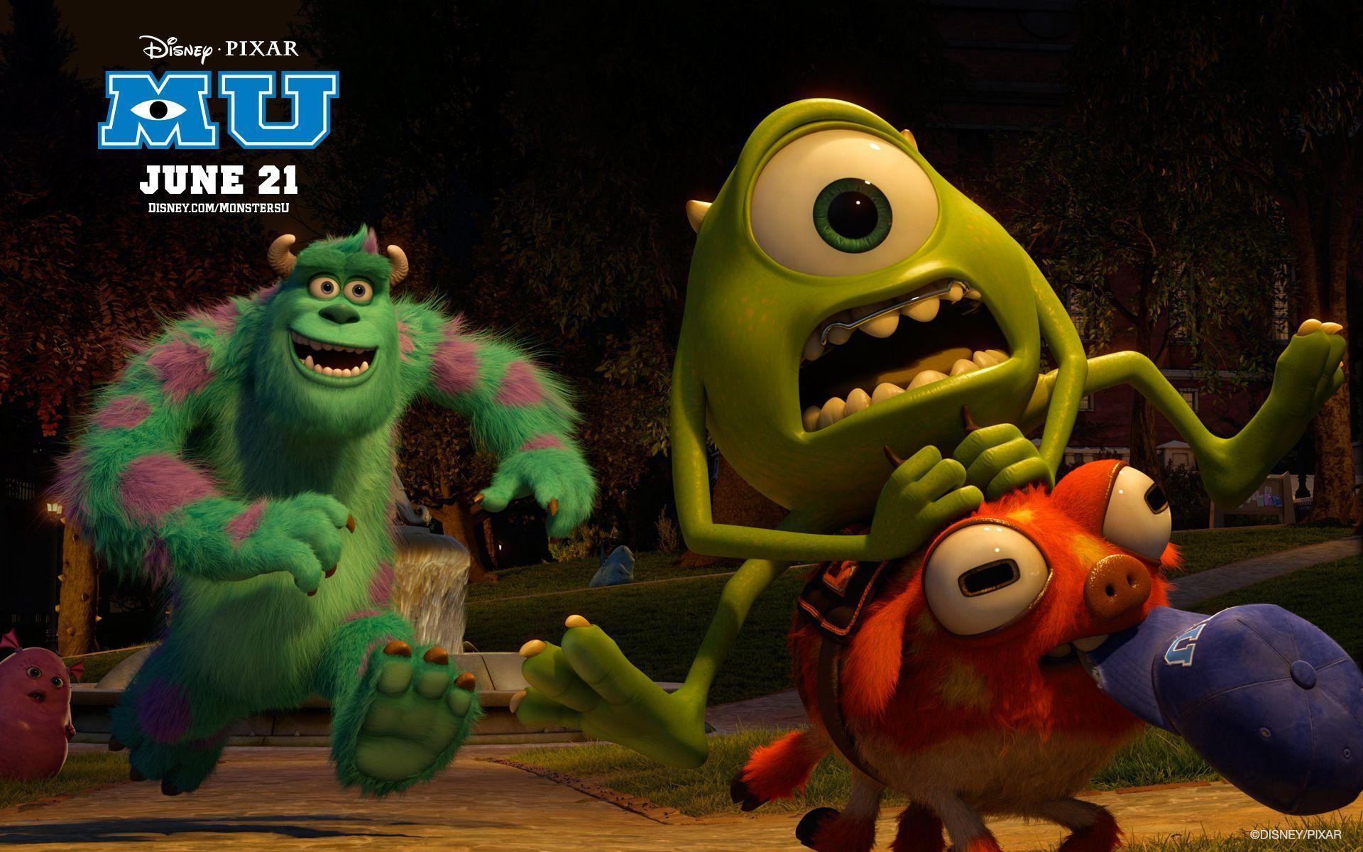 Sulley & Mike In Monsters University Mystery Wallpaper