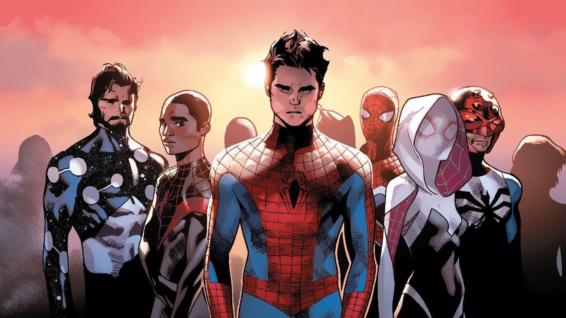 comic Books, Marvel Comics, Spider Man, Spider Gwen, Miles Morales