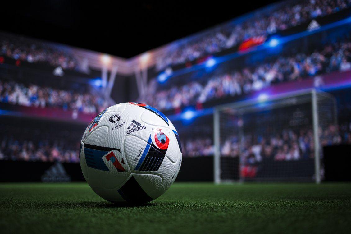 Soccer ball from Adidas official sponsor of UEFA 2016