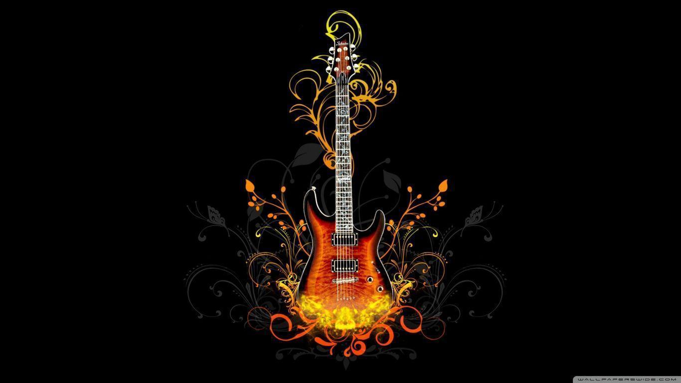 Creative Electric Guitar HD desktop wallpaper, Widescreen, High