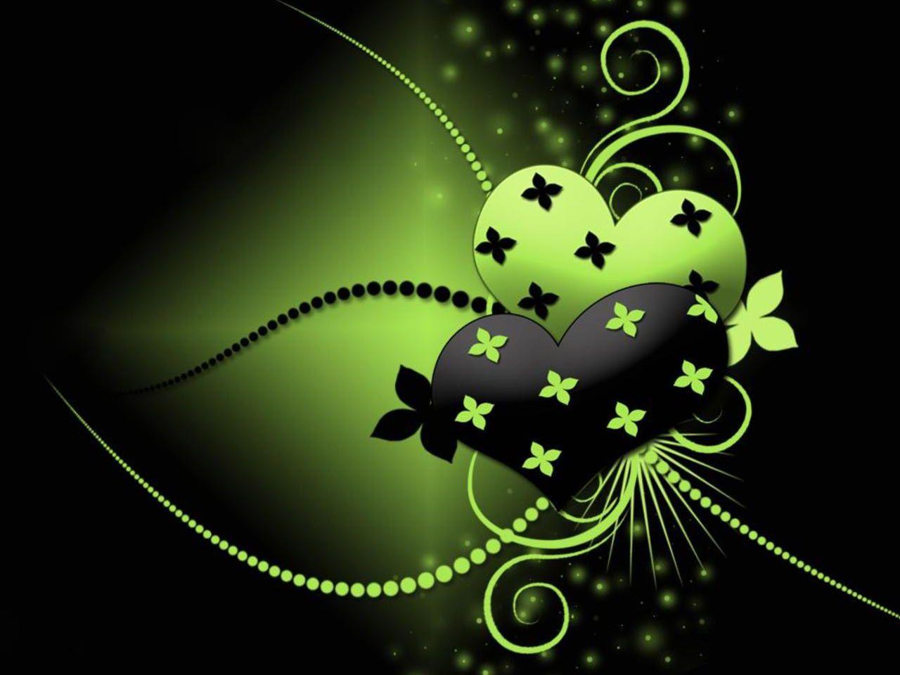Light Green And Black Background Dark purple and lime green