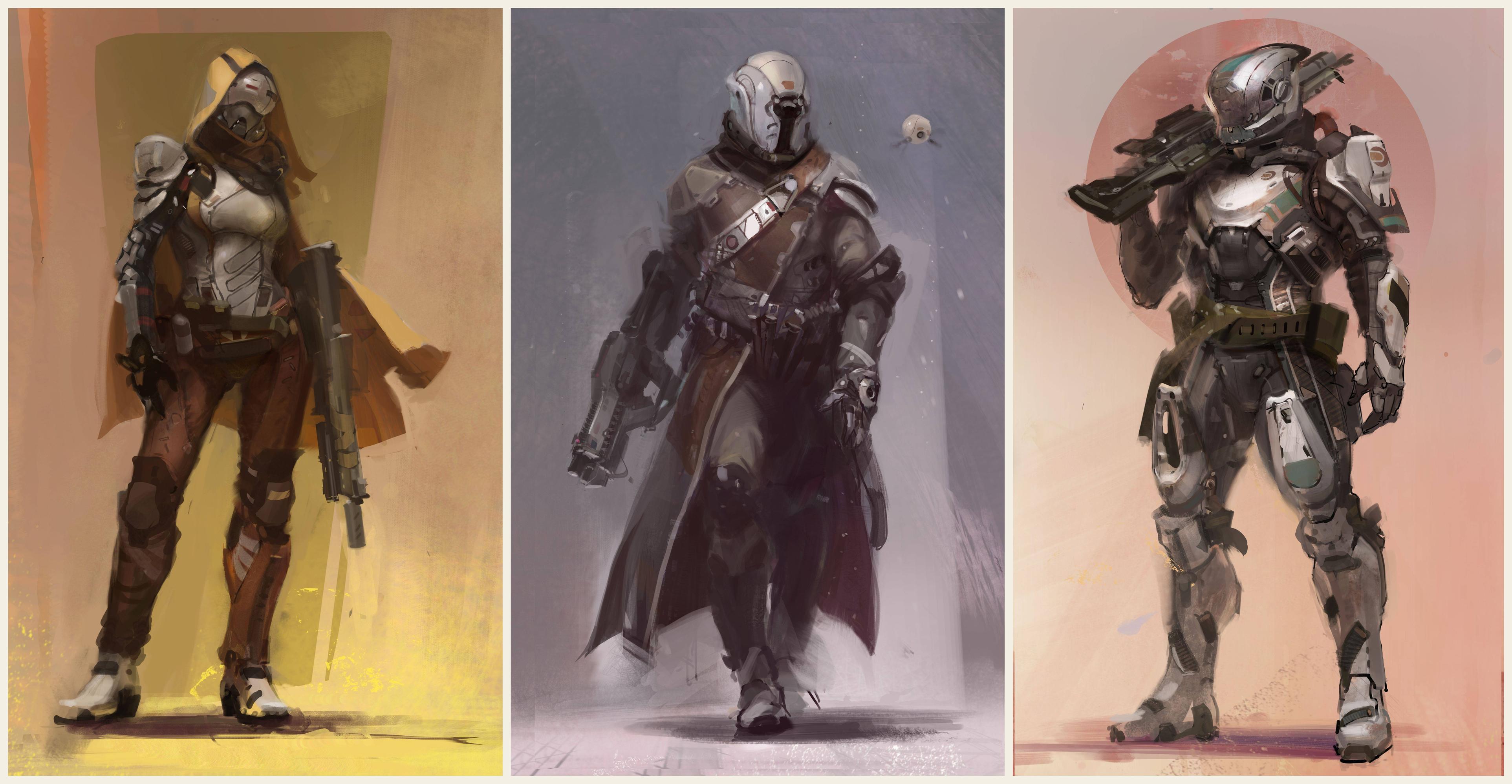 destiny game skulls. Bungie's Destiny Res Concept Arts