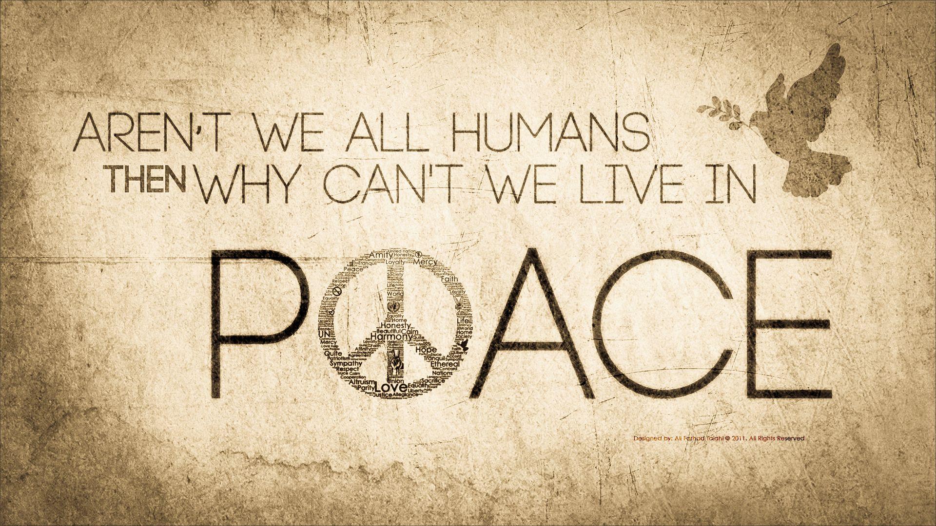 Peace Wallpaper for Computer