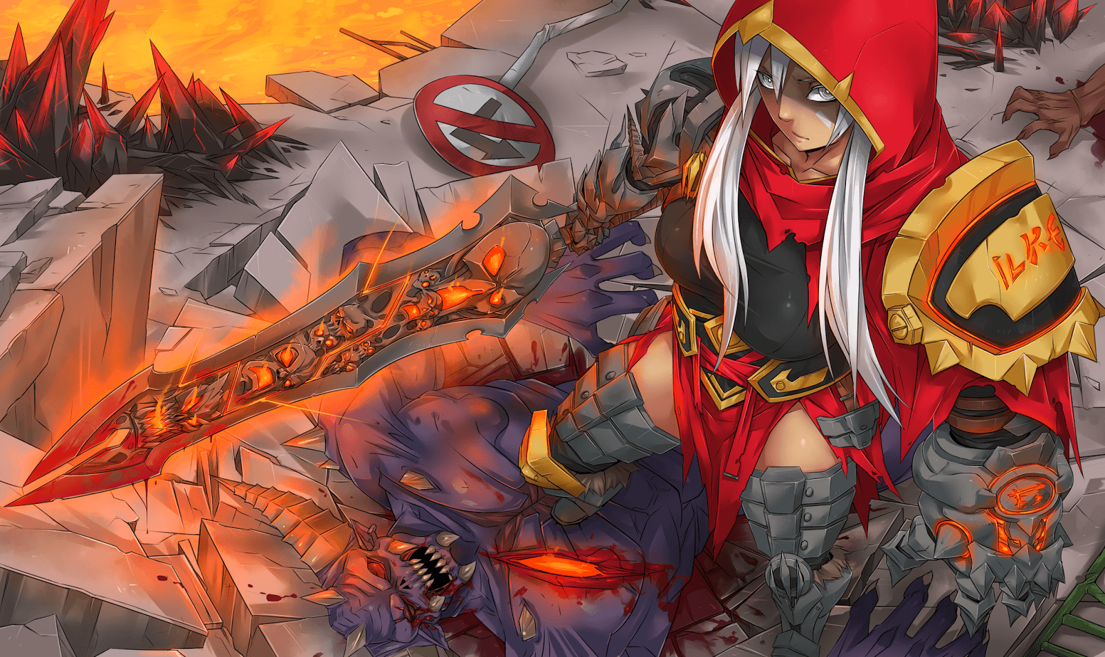 Aatrox League of Legends Wallpaper, Aatrox Desktop Wallpaper
