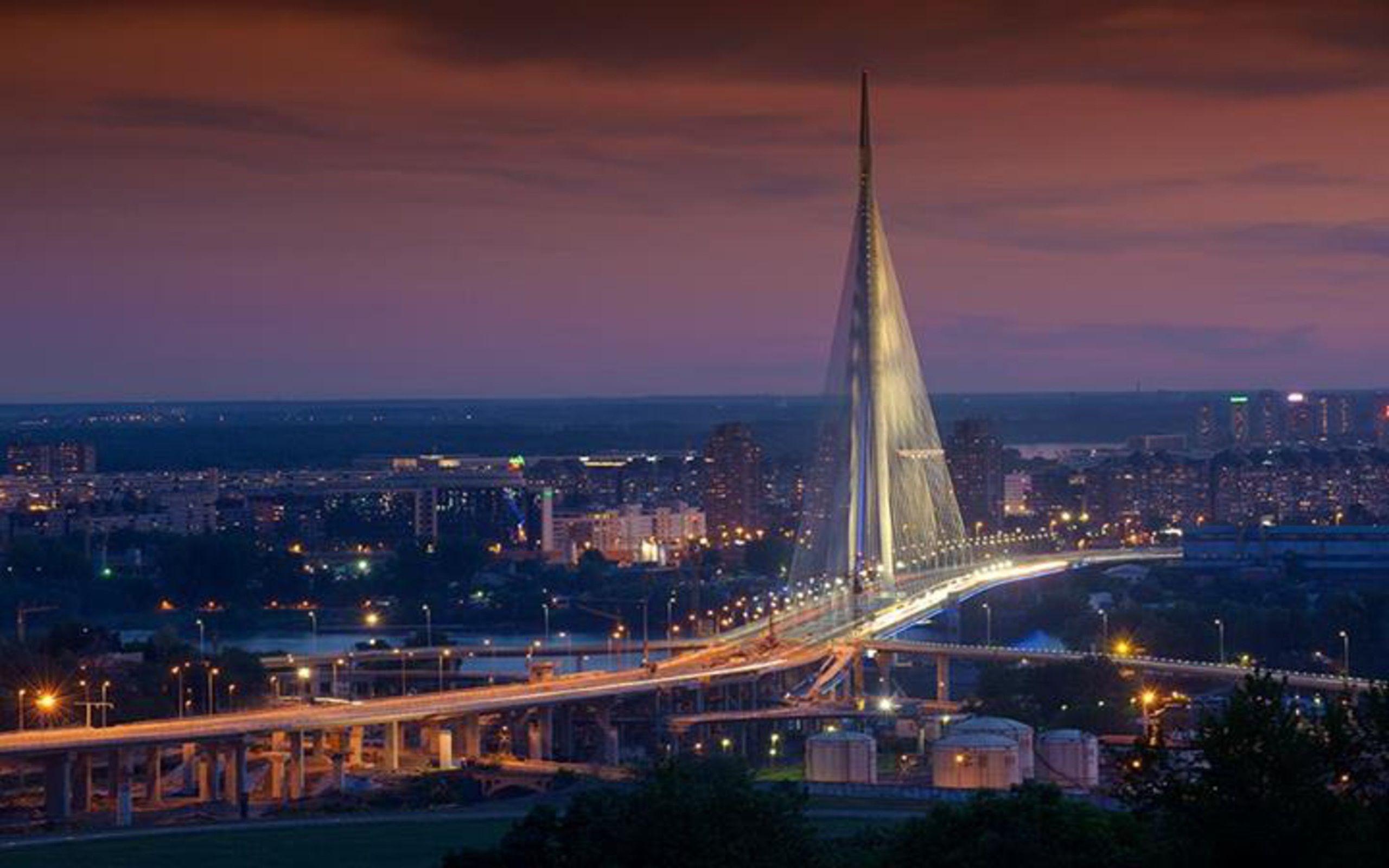bridge in belgrade HD wallpaper photo