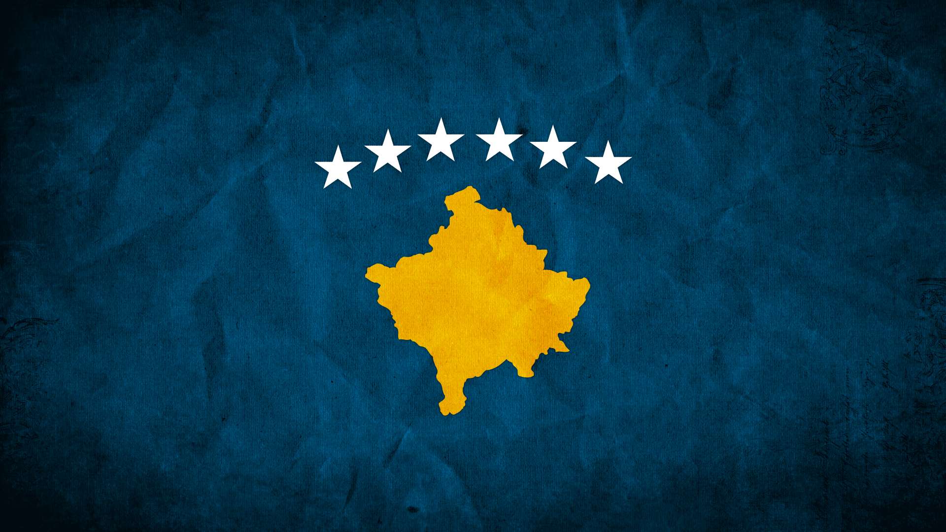 Flag Of Kosovo HD Wallpaper