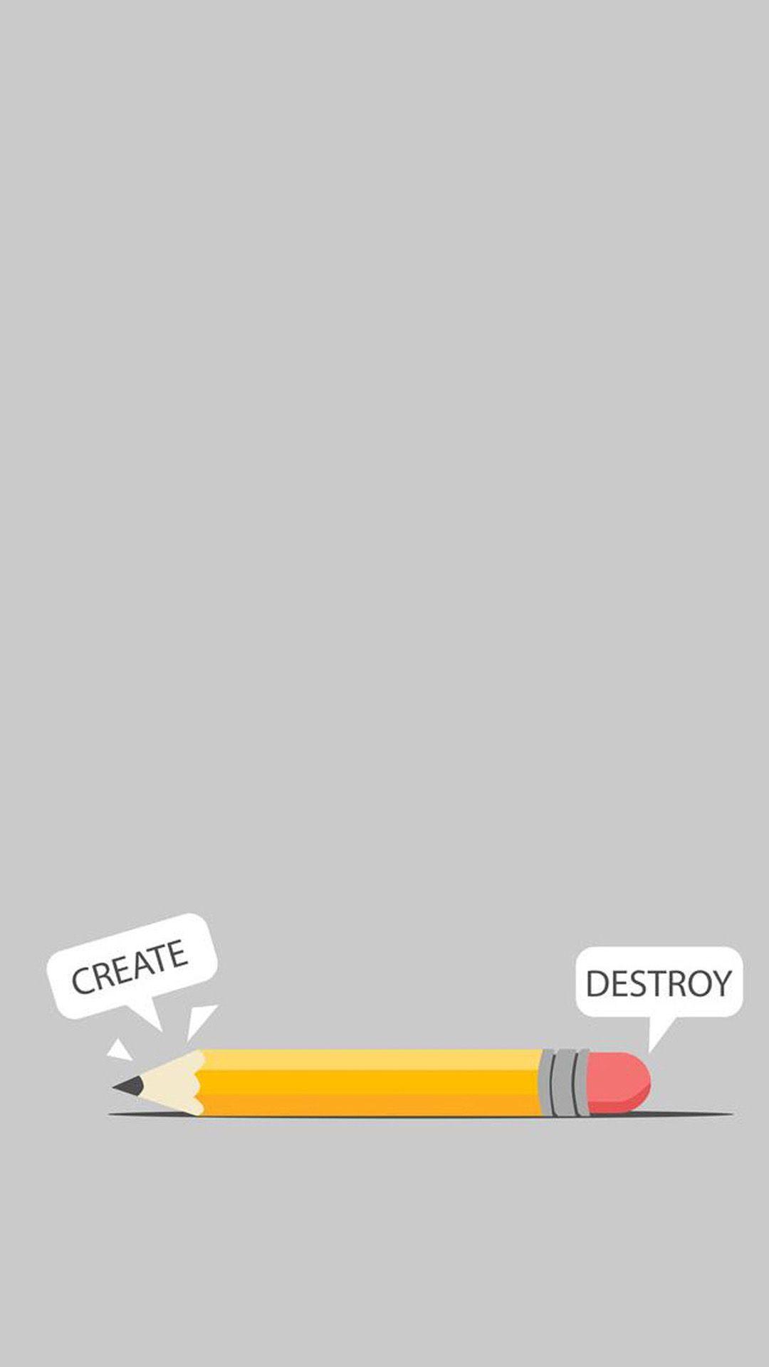 Create or destroy? Tap to see more Cute & Funny Cartoon iPhone