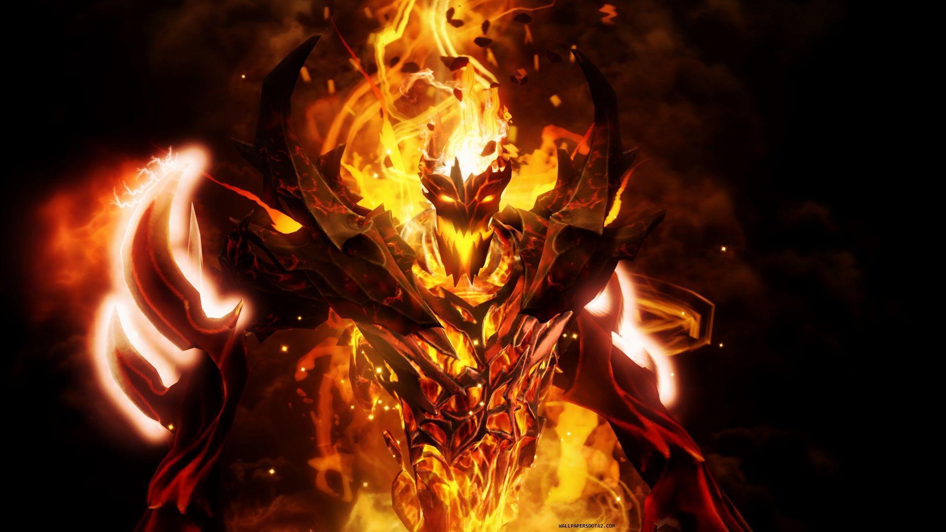 Shadow Fiend 3D wallpaper. Wallpaper Dota 2 private collection