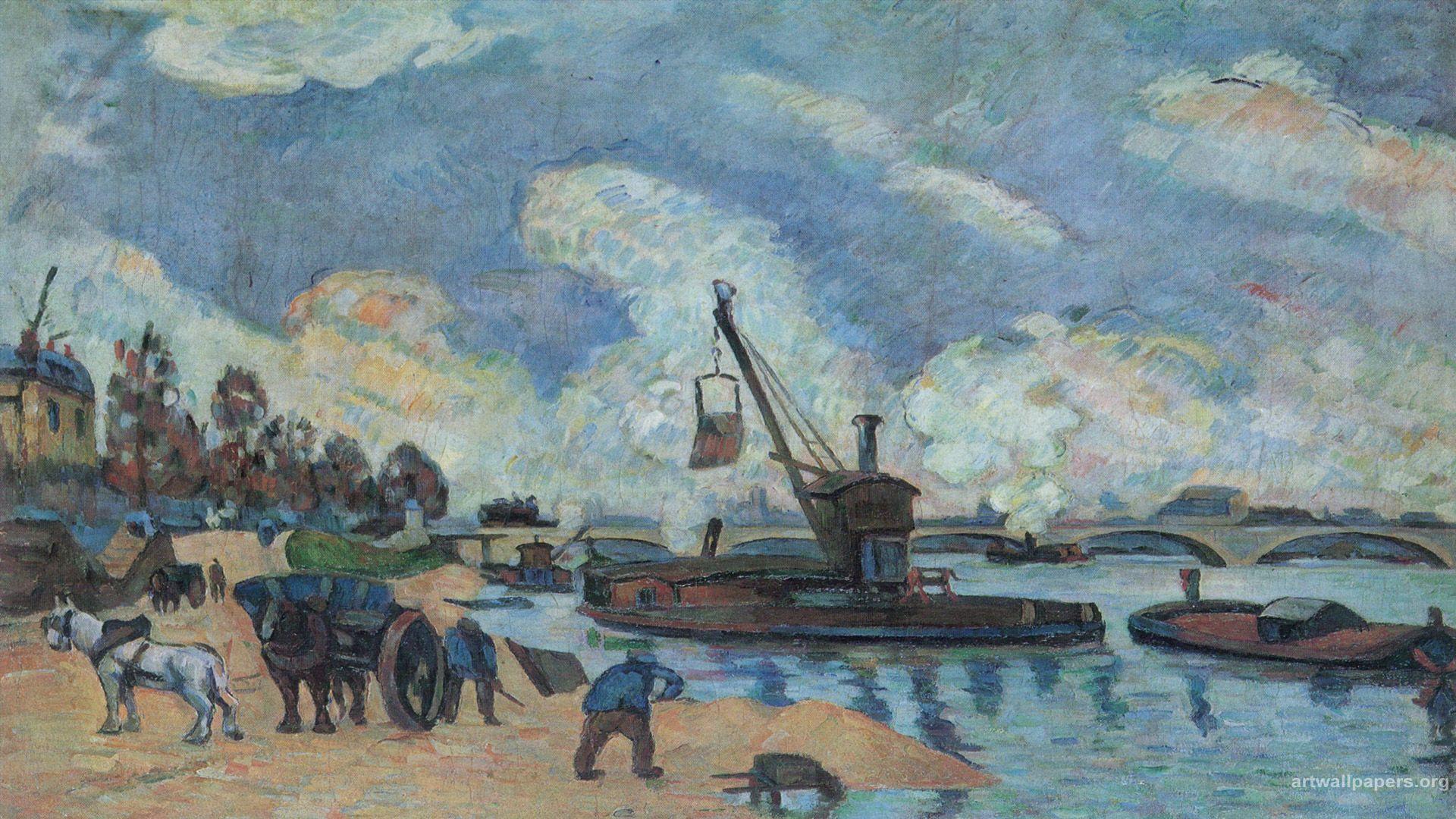 Paul Cezanne Art Painting Desktop Background 1920×1080