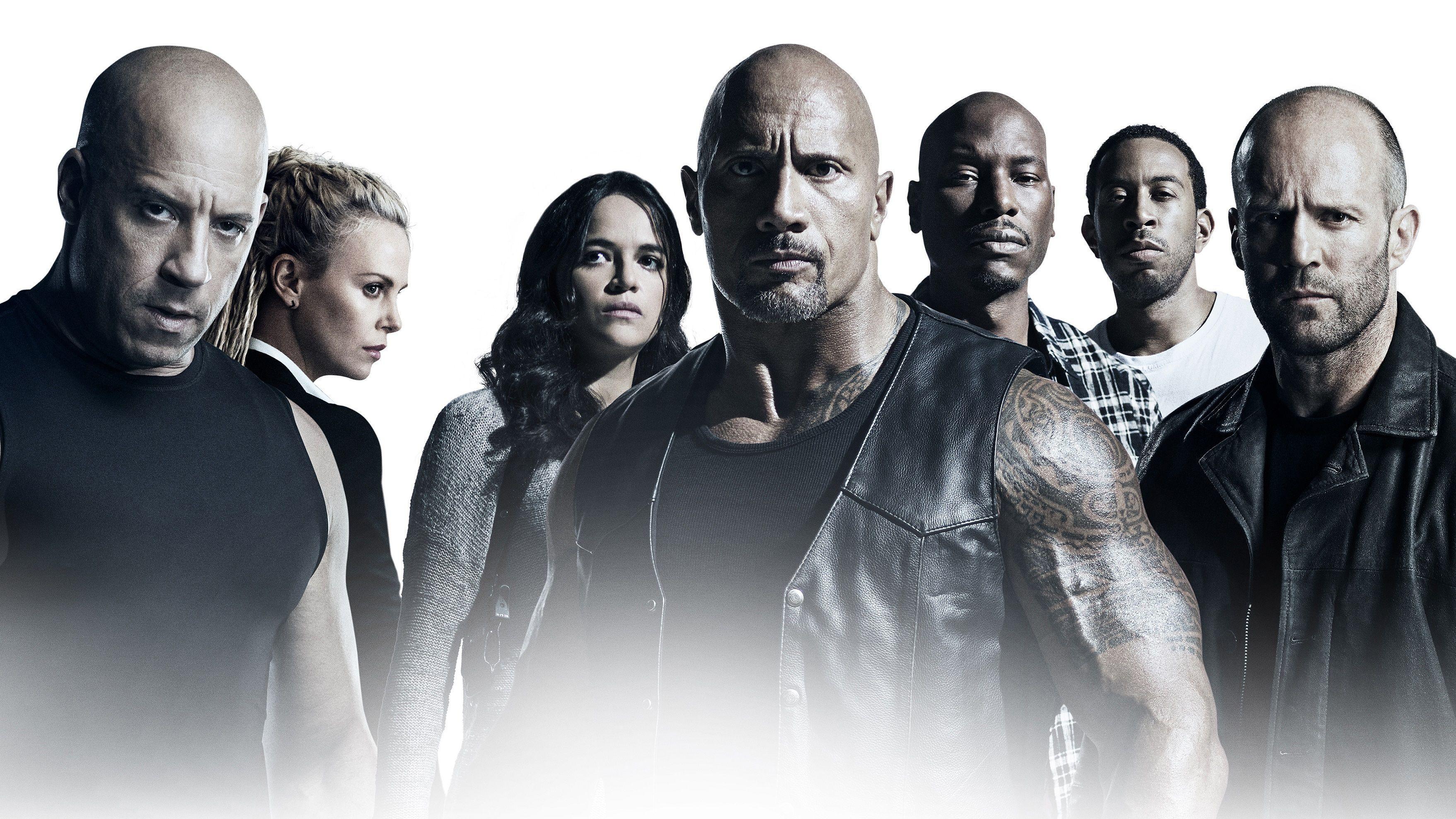 Wallpaper The Fate of the Furious, Vin Diesel, Charlize Theron