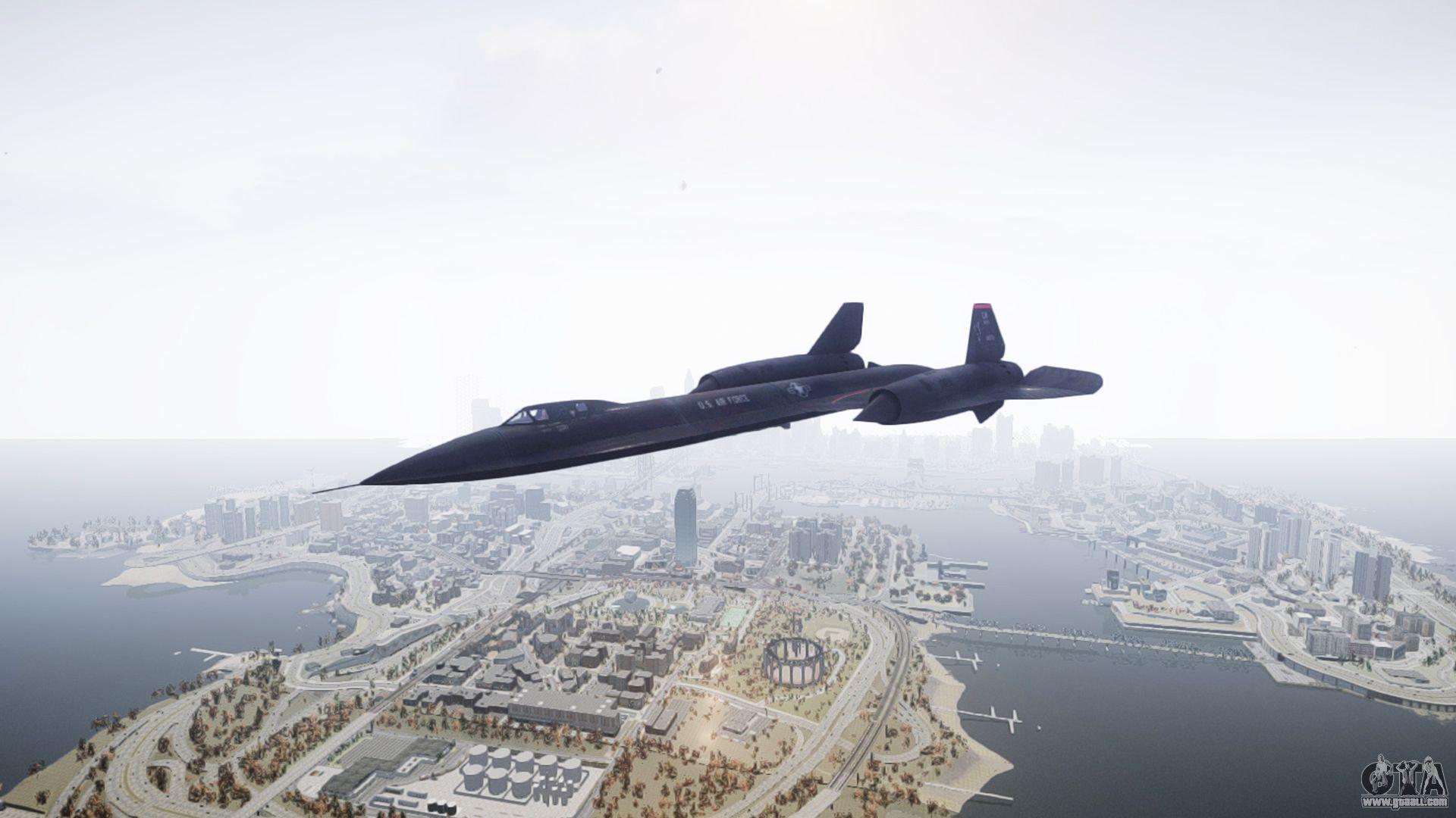 Lockheed SR 71 Blackbird For GTA 4