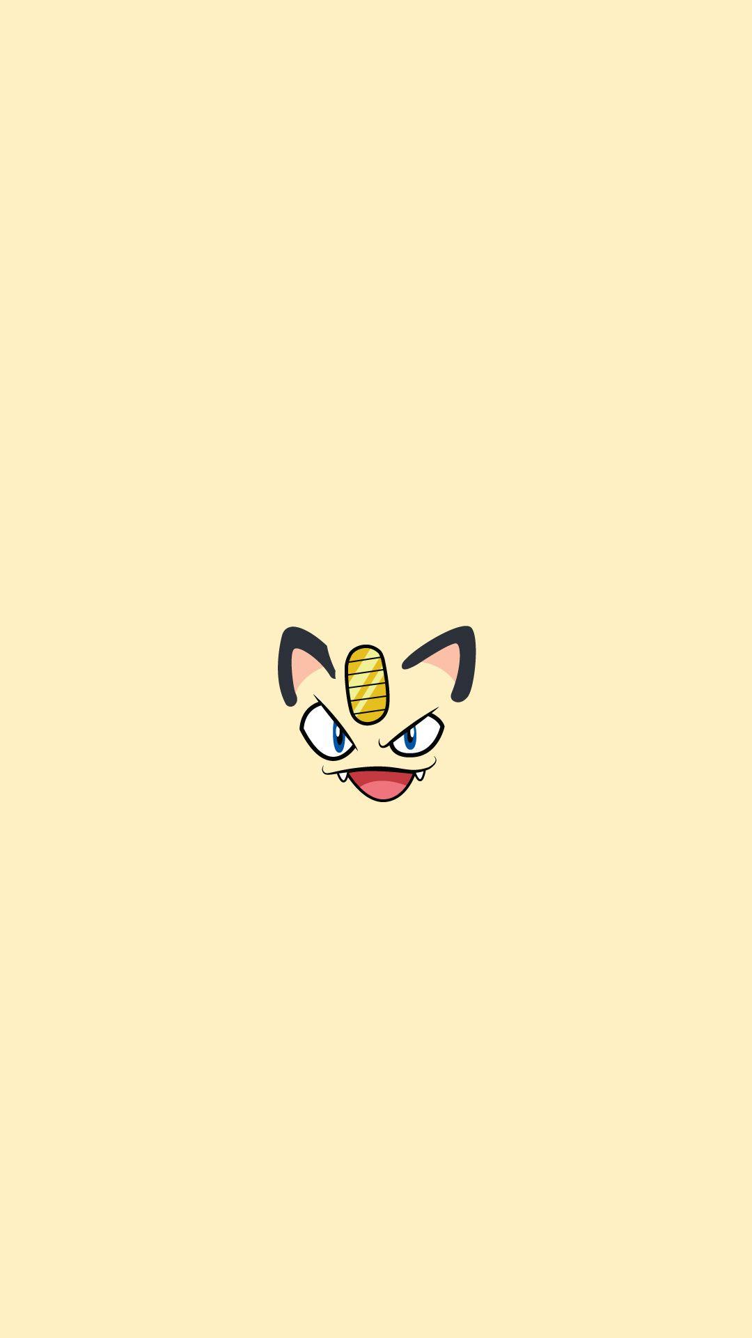Meowth Pokemon Character iPhone HD Wallpaper / iPod Wallpaper