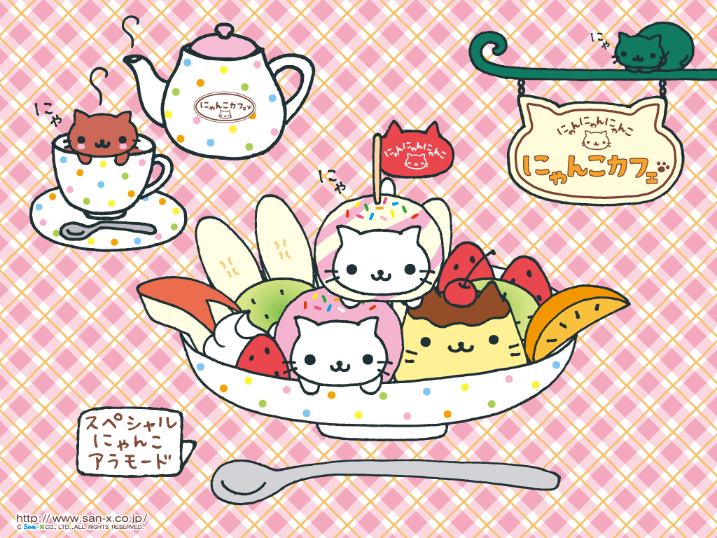 Cute Cartoon Food Wallpaper