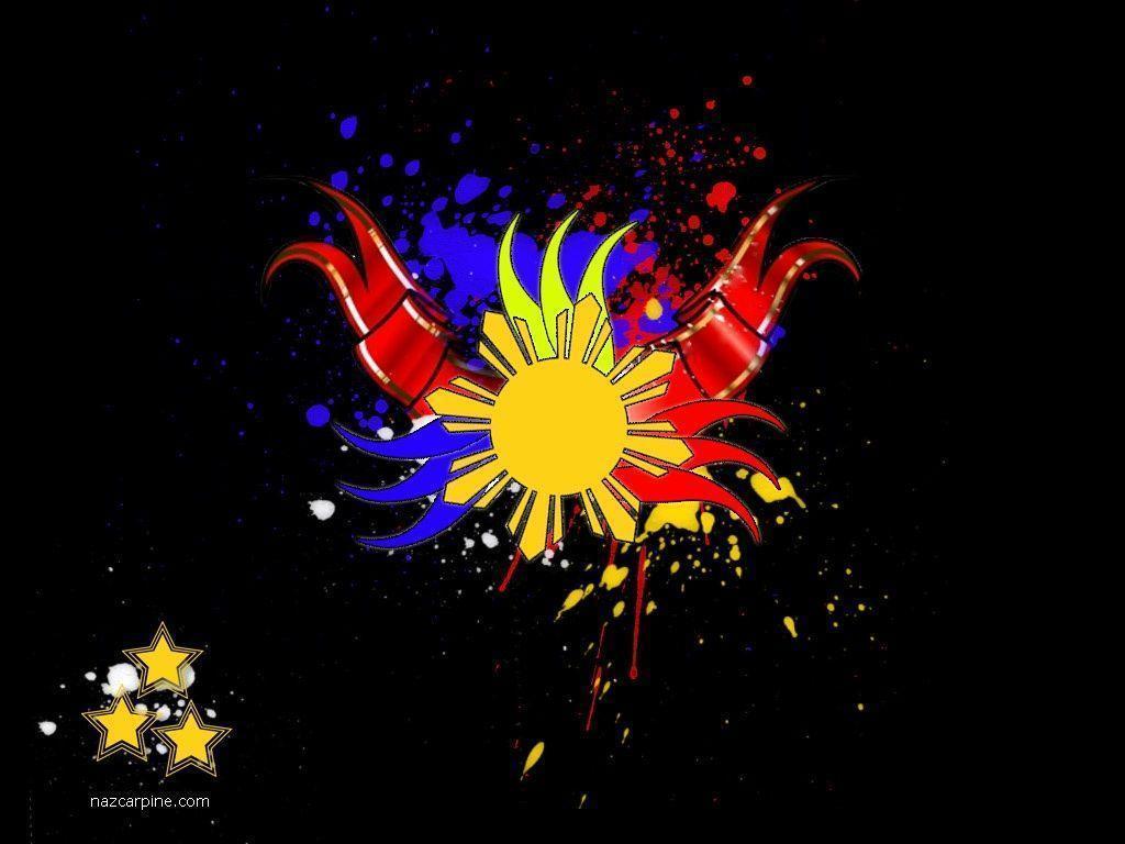 Tribal Wallpaper Pinoy Flag. Philippine Flag Logo Wallpaper
