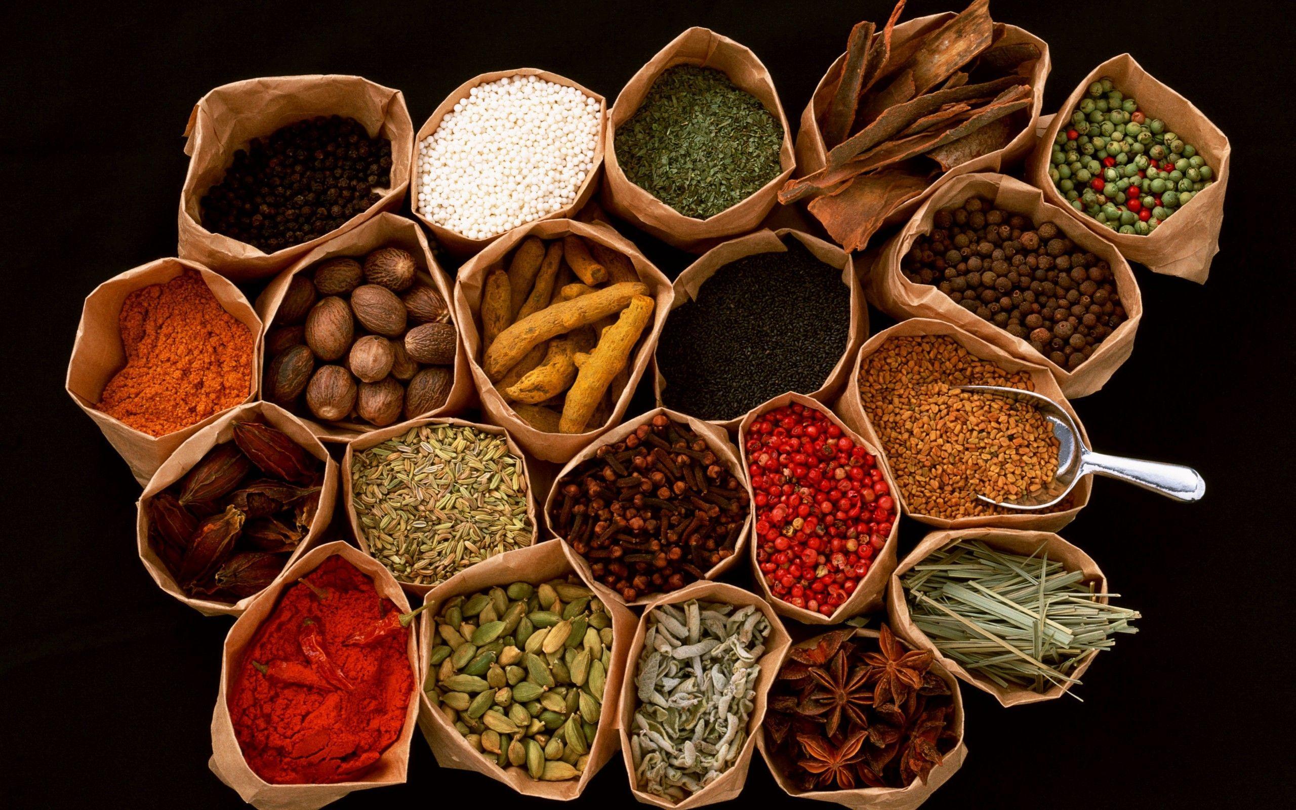Herbs And Spices HD Wallpaper. Background