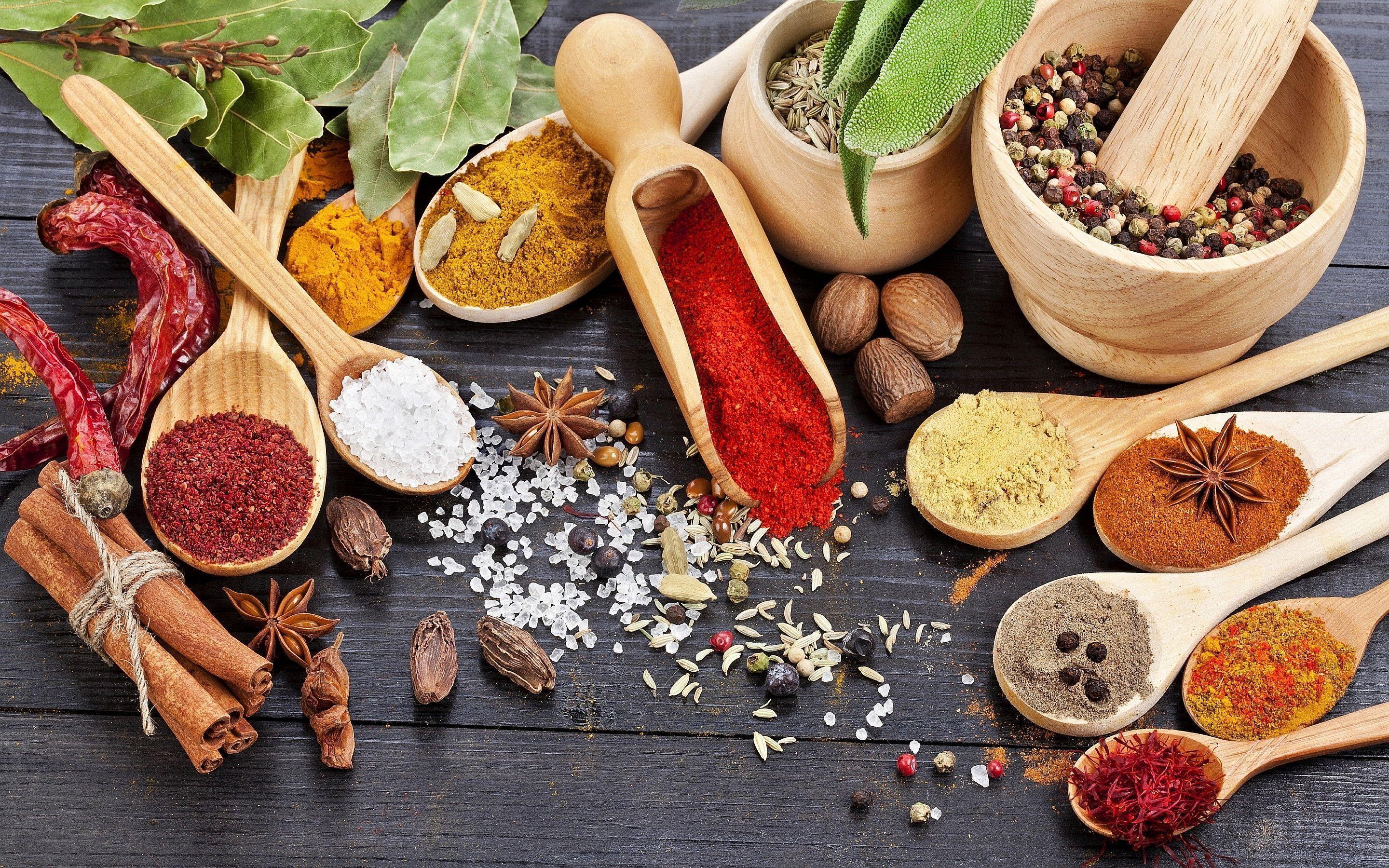Herbs spices Wallpaper