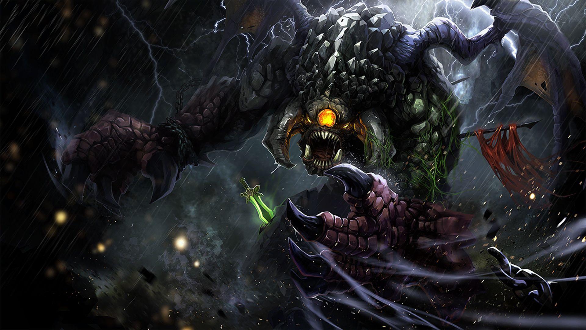 Roshan (HD art) - DOTA 2 Game Wallpapers Gallery