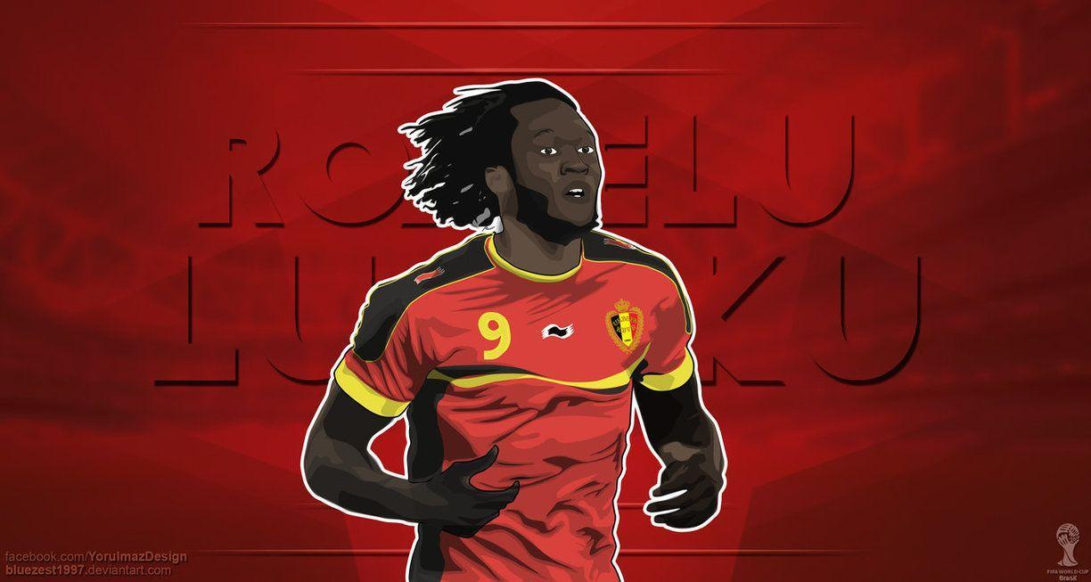 Romelu Lukaku Vector Wallpaper