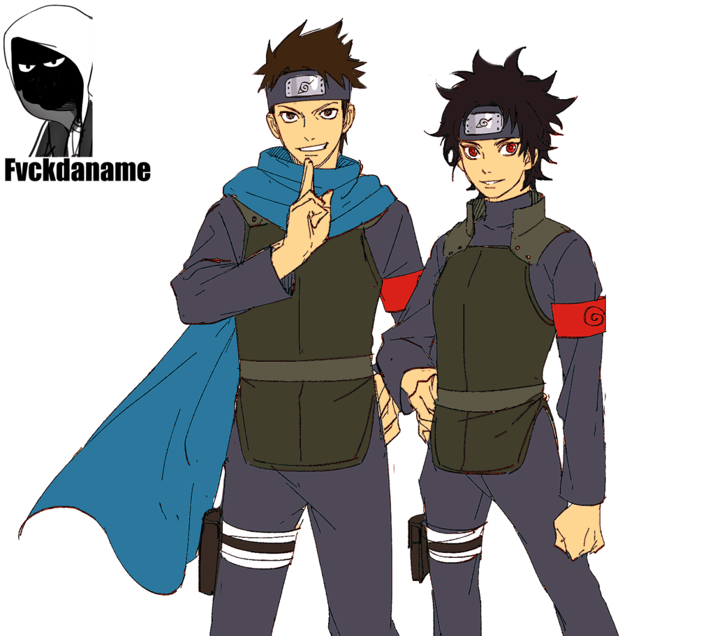 Konohamaru and Mirai. Naruto - One of the Greatest Journeys