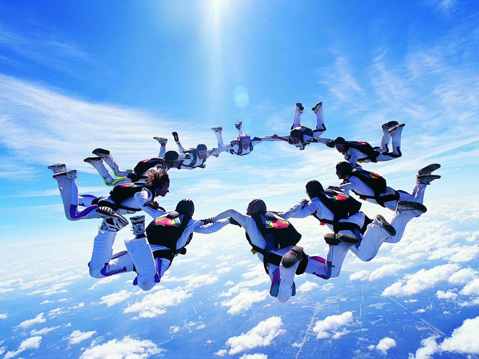 skydiving adventure wallpaper. ololoshenka