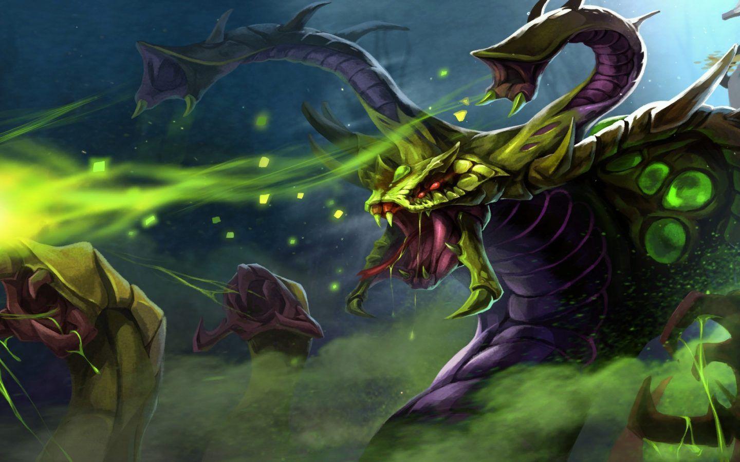 Dota 2 Loading Screen Venomancer Set Sweet Toxin Desktop Wallpaper